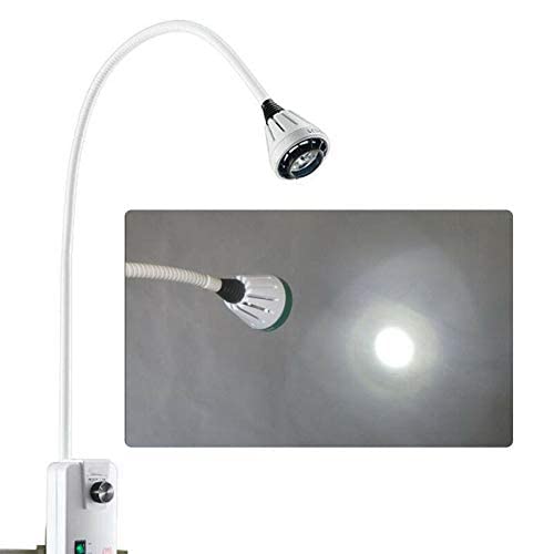 9W LED Dental Surgical Light - Wall Mount & Desk Clip Exam Lamp for Dentists, Clinics & Hospitals | Perfect for Dental Procedures, Surgeries & Medical Examinations