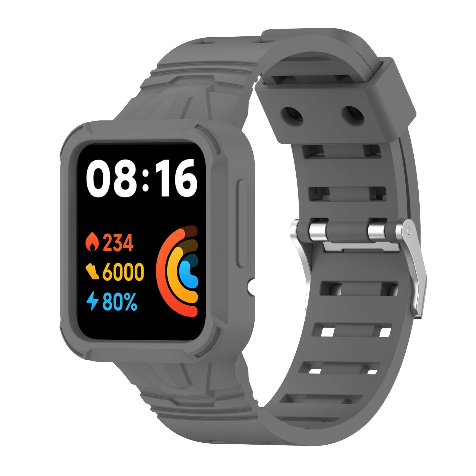 Shockproof Watch Band for Xiaomi Mi Watch 2 Lite/Redmi Watch 2 - Durable Wristband for Men & Women - Perfect for Sports & Outdoor Activities