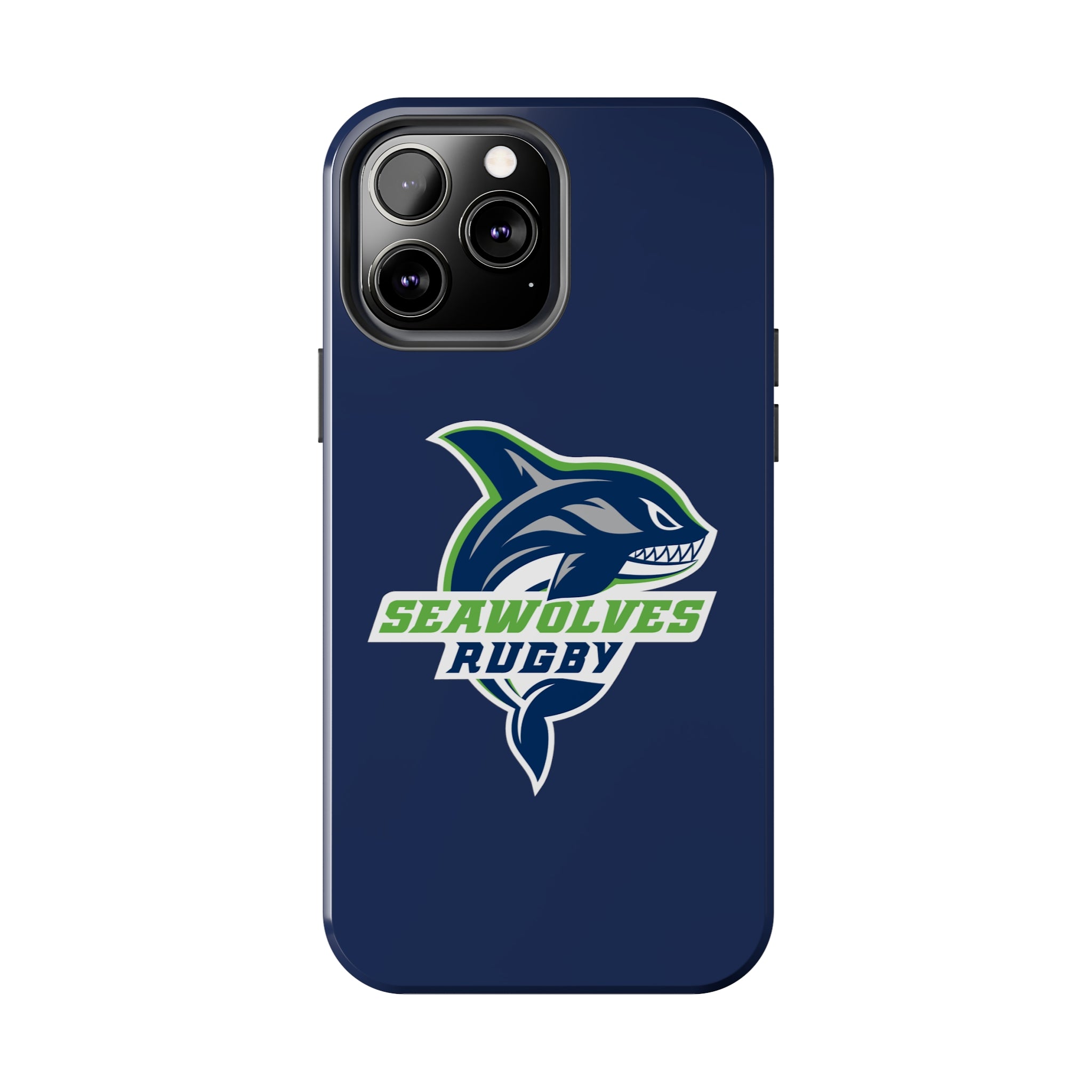 Seawolves Navy Rugged Phone Case - Shockproof & Durable Protection for iPhone & Samsung - Perfect for Outdoor Adventures, Work & Daily Use
