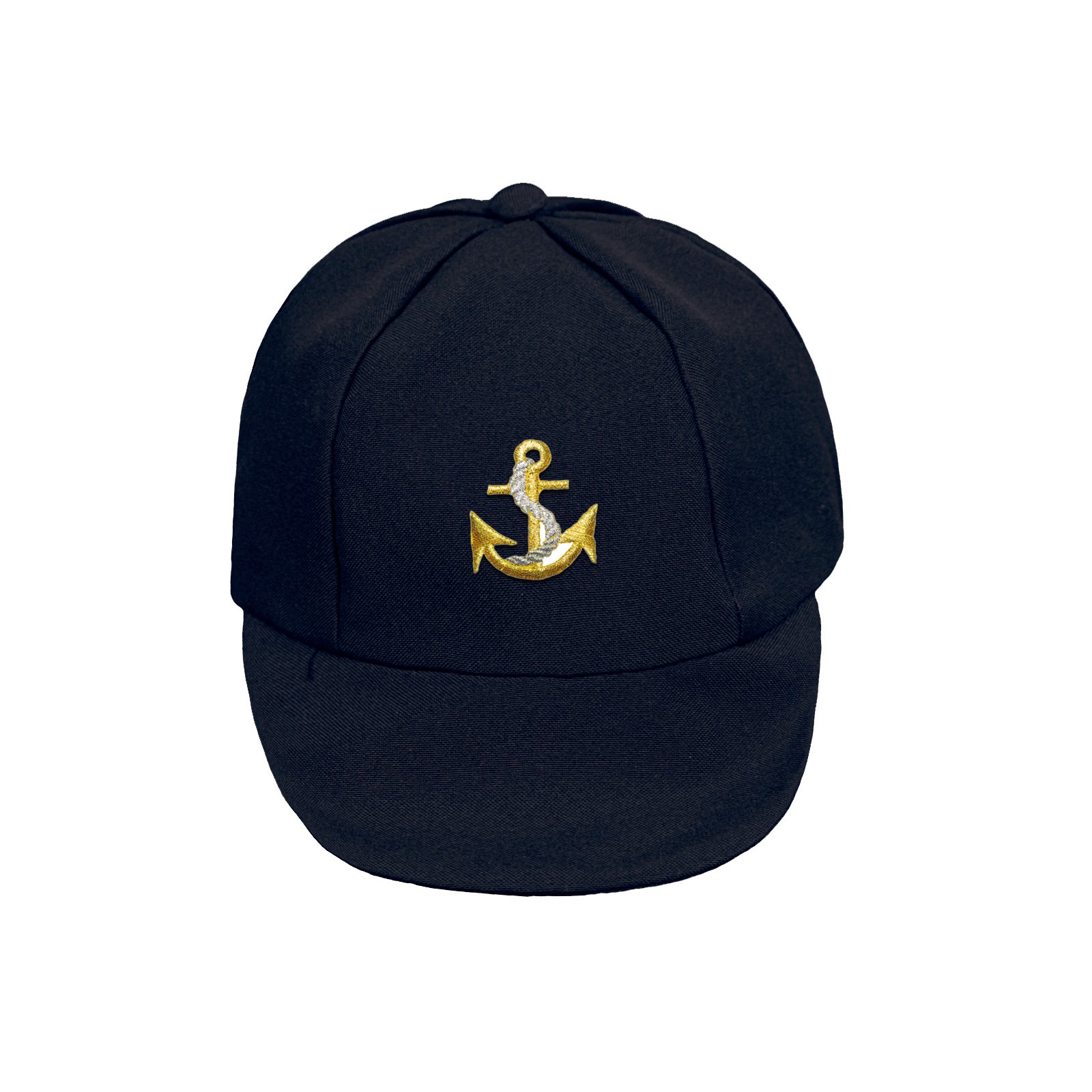 Embroidered Metallic Gold Marine Sailor Anchor Iron On Patch - DIY Sewing Applique for Jackets, Bags & Hats - Perfect for Costumes, Crafts & Military Uniforms