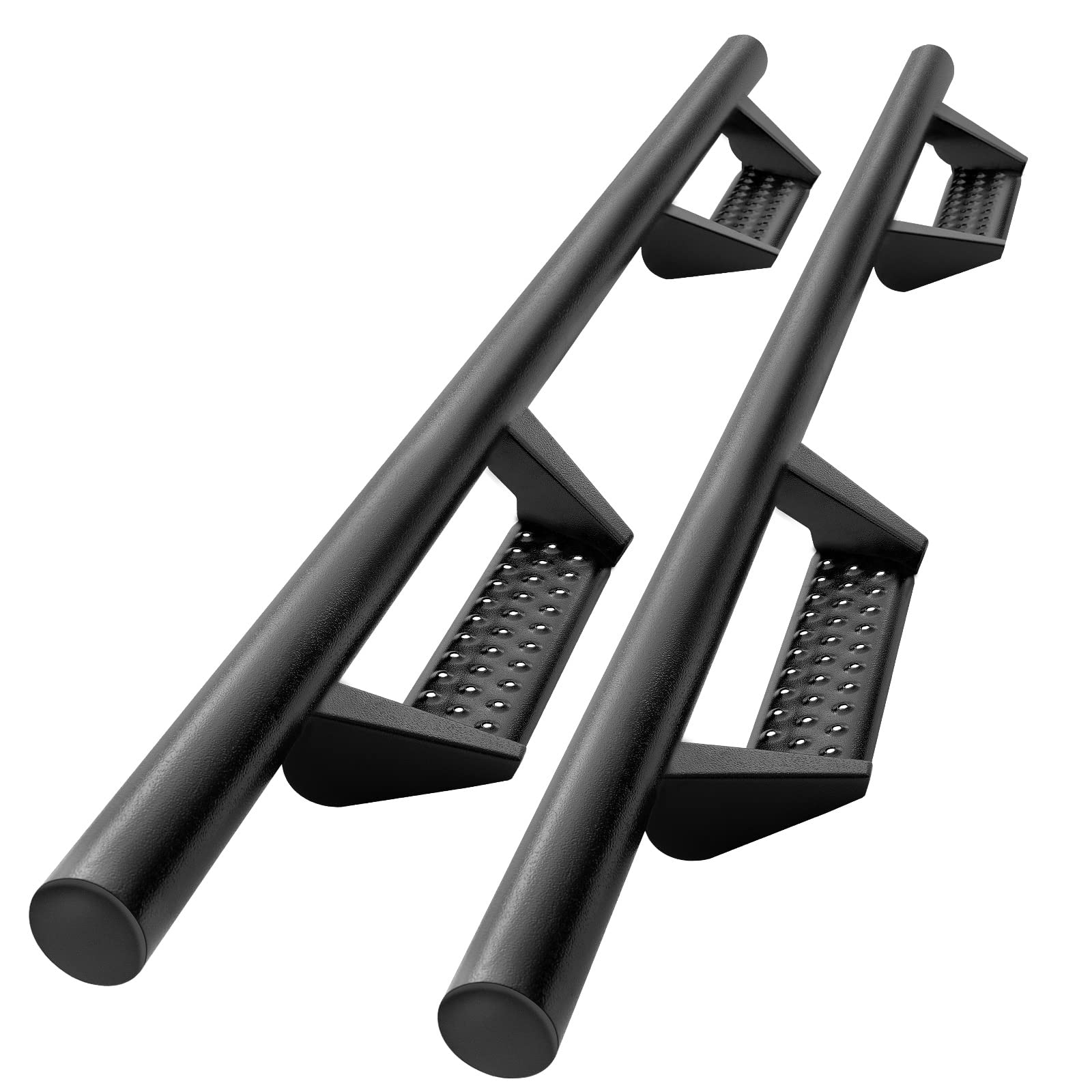 **OTHOWE Running Boards Compatible with 2015-2022 Ford F150 & 2017-2022 Ford F250 F350 Super Duty Crew Cab - 4 Full Size Drop Down Side Steps with Hoop Nerf Bars - Perfect for Off-Roading, Truck Access & Enhanced Style**