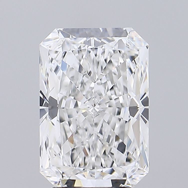 2.96 Carat E Color VVS2 Clarity Radiant Cut Lab-Grown Diamond for Engagement Rings & Fine Jewelry