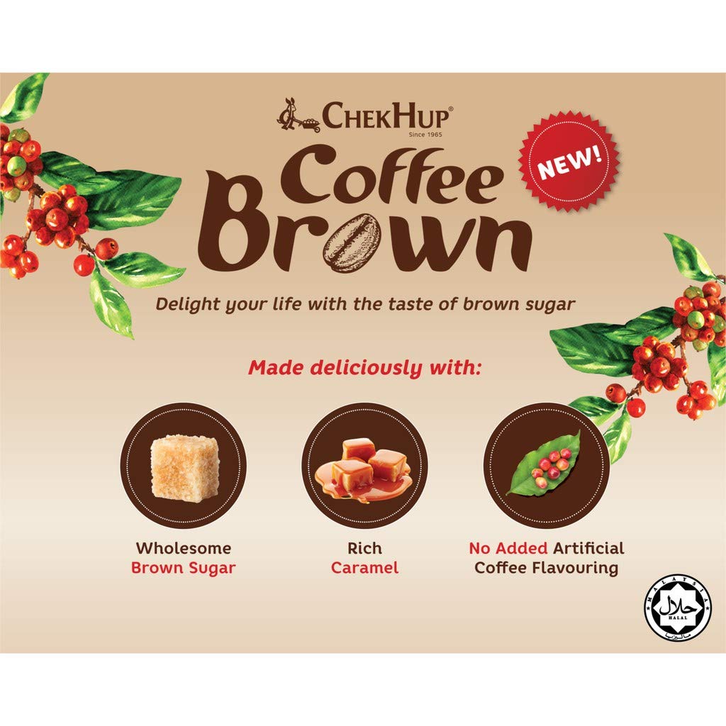 Chek Hup 3-in-1 White Coffee with Brown Sugar - 8 Sachets x 30 Packs (240 Sachets Total) - Instant Coffee Mix for Office, Travel & Home Brewing