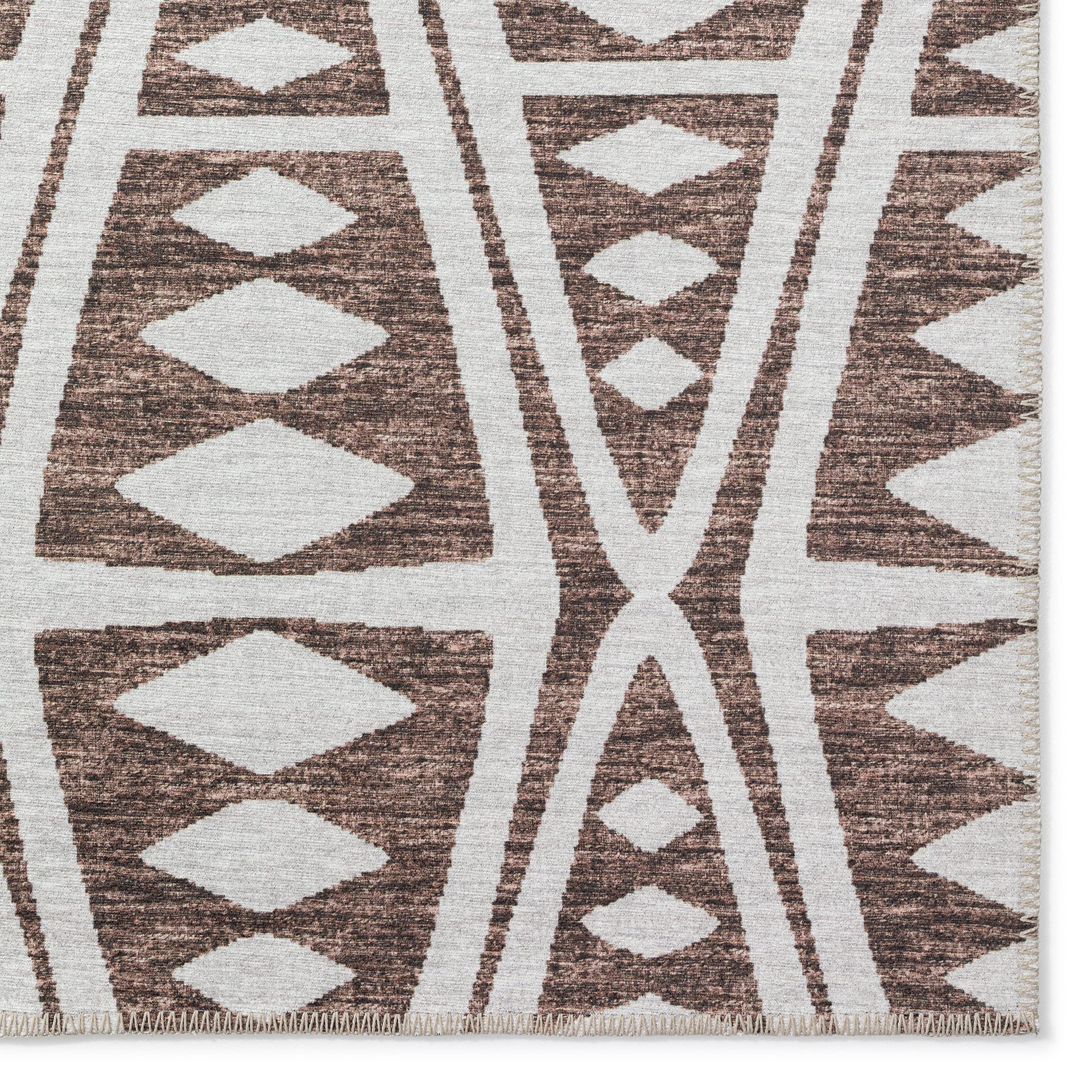 Addison Rugs Yuma AYU36 Brown 8' x 8' Area Rug - Soft & Durable Handwoven Indoor/Outdoor Carpet for Living Room, Bedroom, Patio Decor