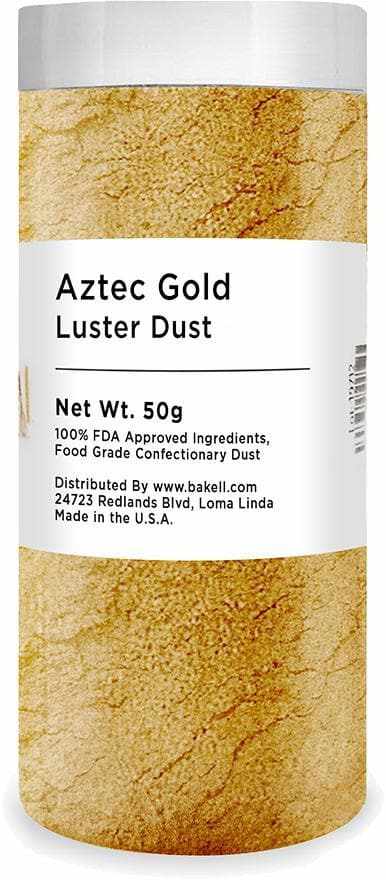 Christmas Collection Luster Dust Combo Pack A (8 PC SET) - 50 Gram Jar - Edible Cake Decorating Dust for Holiday Baking, Cookies, Cupcakes & DIY Crafts