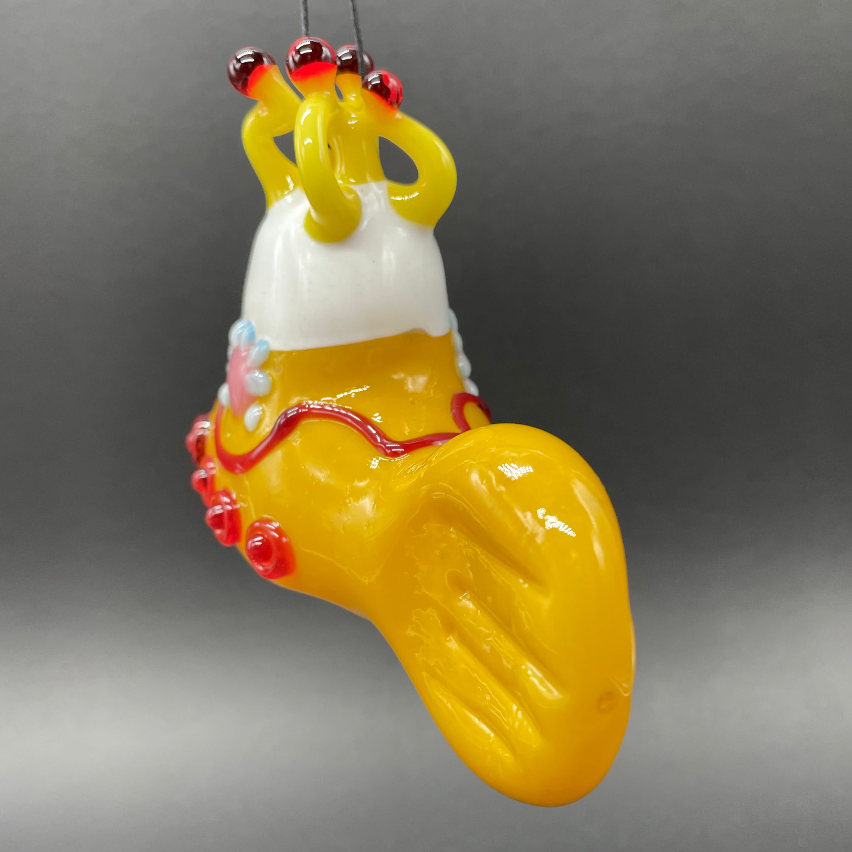 Yellow Submarine Glass Ornament - Unique Beatles Inspired Decor for Home, Office & Gifts - Perfect for Christmas Tree, Shelves & Collectibles