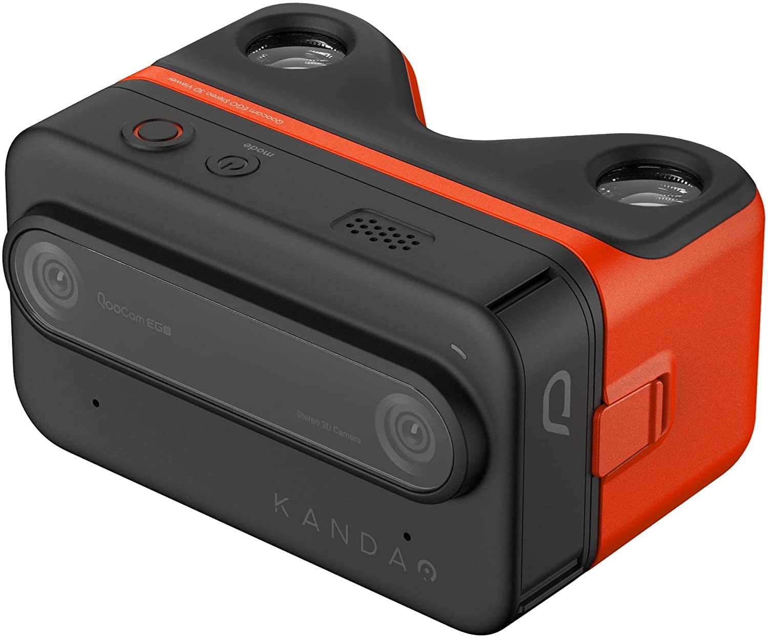 Kandao QooCam EGO 3D Camera - 5.7K 360° VR Video & 3D Photos, Black | Portable 3D Camera for Travel Vlogging, Virtual Tours & Content Creation