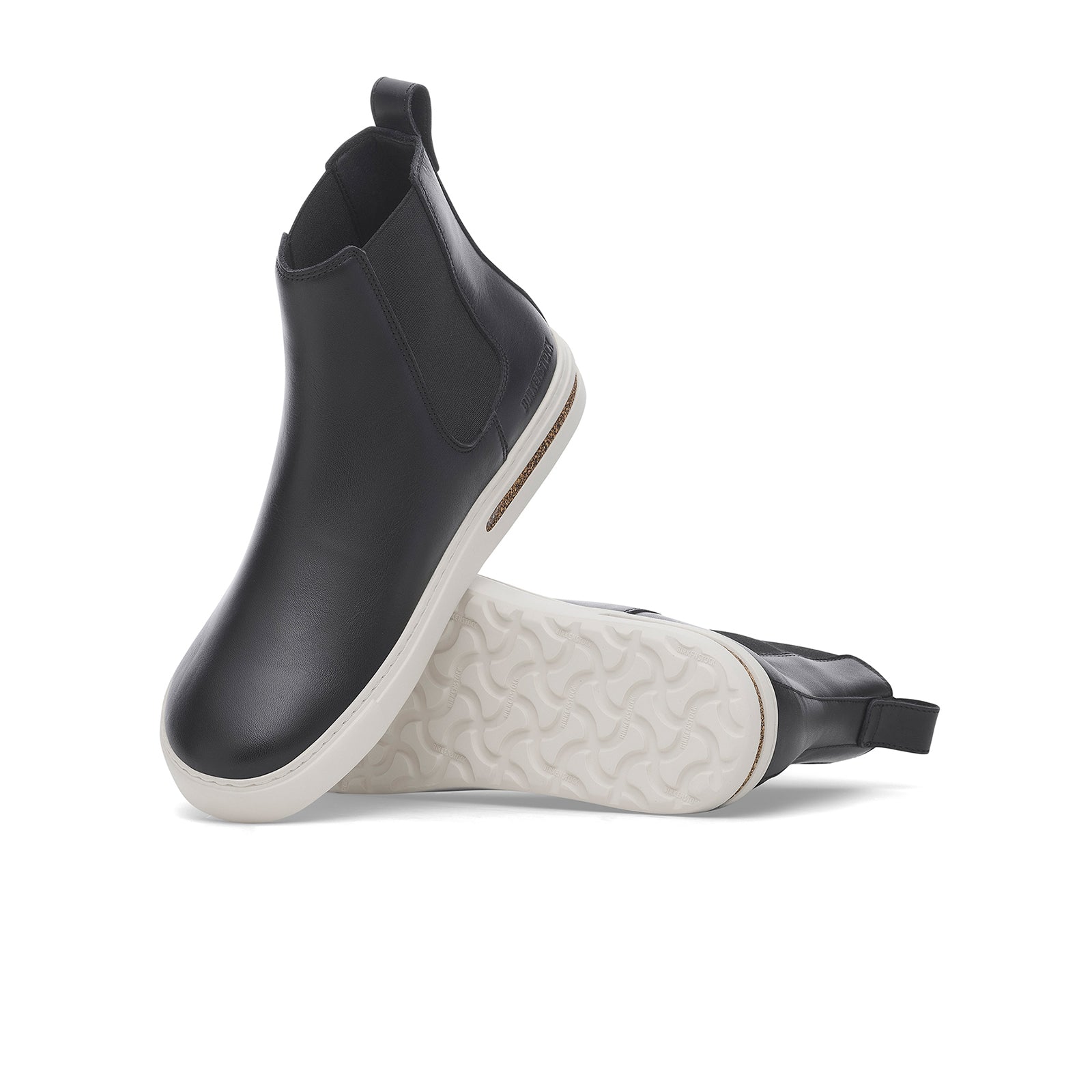 Birkenstock Bend Narrow Chelsea Sneaker for Women - Black Leather Comfort Shoes | Casual Walking, Office Wear & Everyday Fashion
