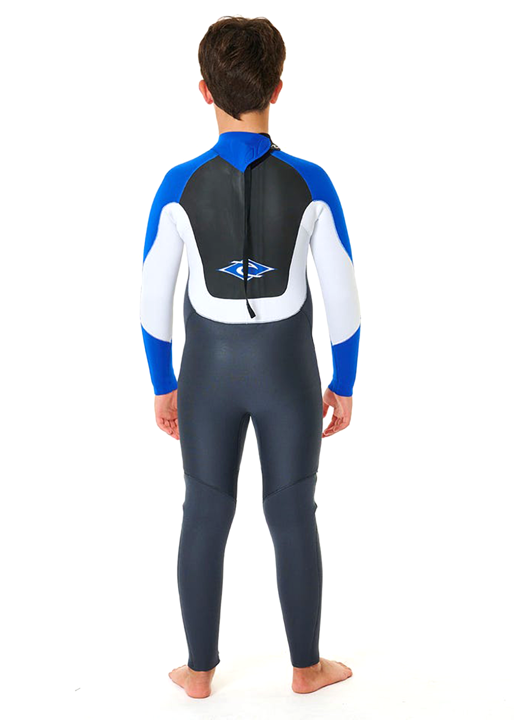 Rip Curl Boys Omega 3/2mm Back Zip Steamer Wetsuit - Kids Neoprene Surfing Suit for Cold Water Swimming & Beach Activities