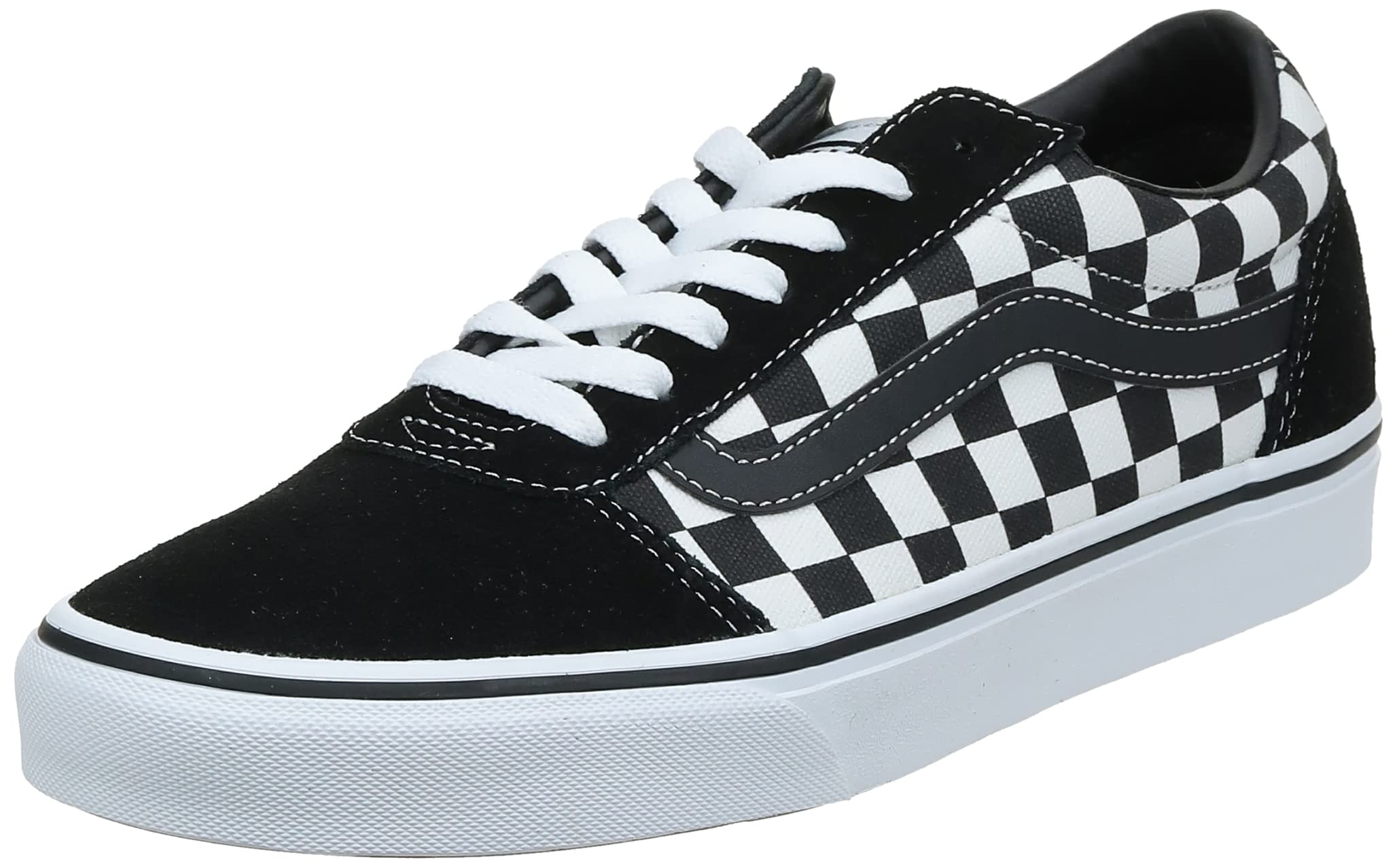 Vans Girl's Ward Trainers Sneaker - Stylish & Comfortable Skate Shoes for Girls | Perfect for School, Skateboarding & Casual Wear