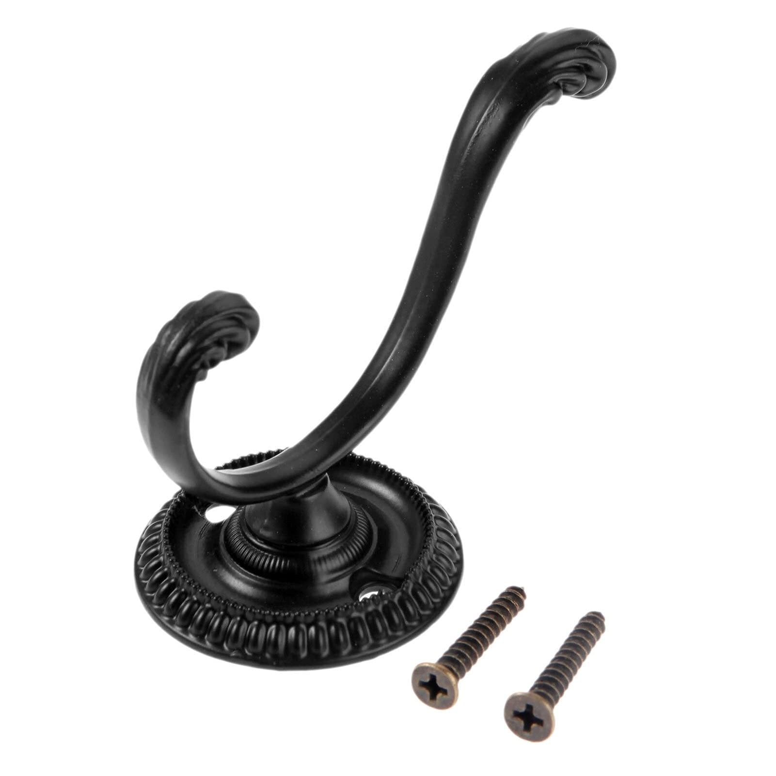 Zinc Alloy Wall Hooks for Bathroom & Home - Coat Hanger Door Hooks (76x63mm)