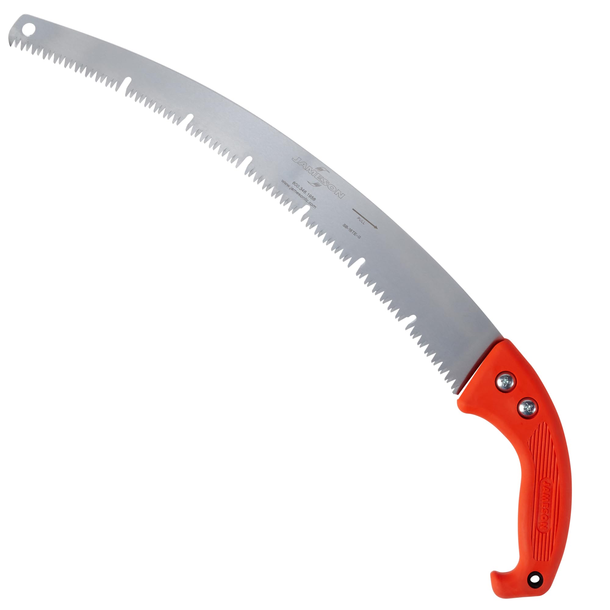 Jameson Barracuda™ Tri-Cut Gullet Edge Hand Saw – 16-Inch Ultra-Sharp Blade for Woodworking, Ergonomic Soft Grip Handle for Comfort, Impulse-Hardened Teeth for Efficient & Clean Cutting – Ideal for Carpentry, DIY Projects, and Home Improvement
