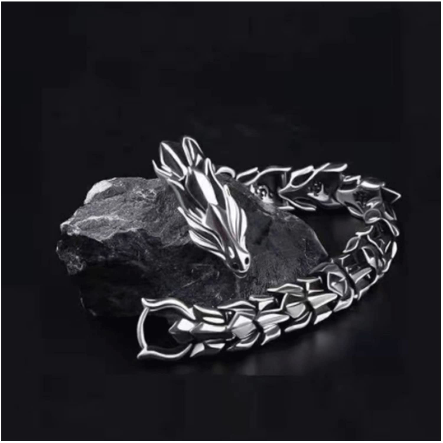 Handmade Gold Dragon Keel Bracelet for Women & Men - Unique Personality Jewelry Gift for Teens & Adults - Perfect for Festivals, Cosplay & Everyday Wear