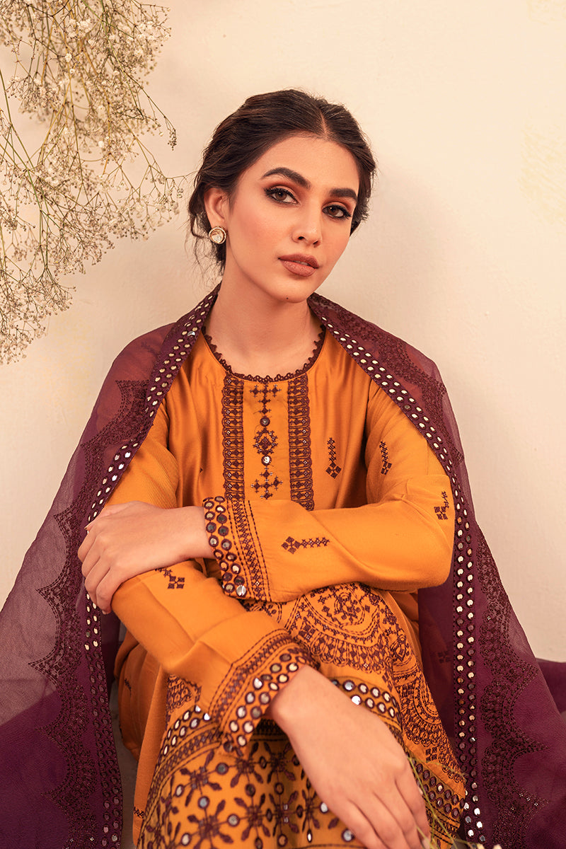 LISSOM 2PC Women's Ethnic Outfit Set (Shirt & Dupatta) - Traditional Indian Kurti & Scarf for Festivals, Weddings & Special Occasions