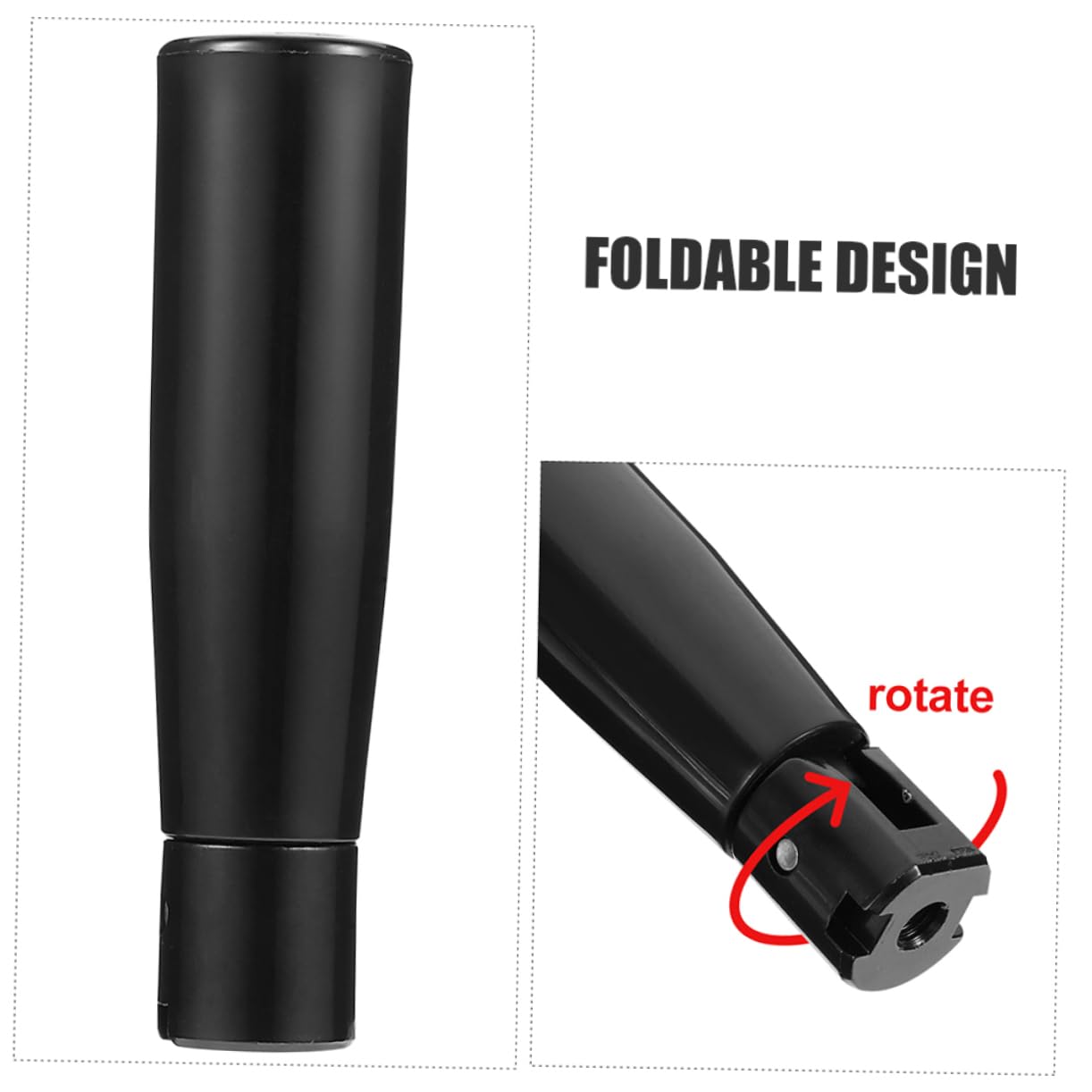 Rotary Folding Handle for Lathe Machine - Durable Nylon Grip, Foldable Crank Handwheel - Perfect for Metalworking, Woodworking & DIY Projects