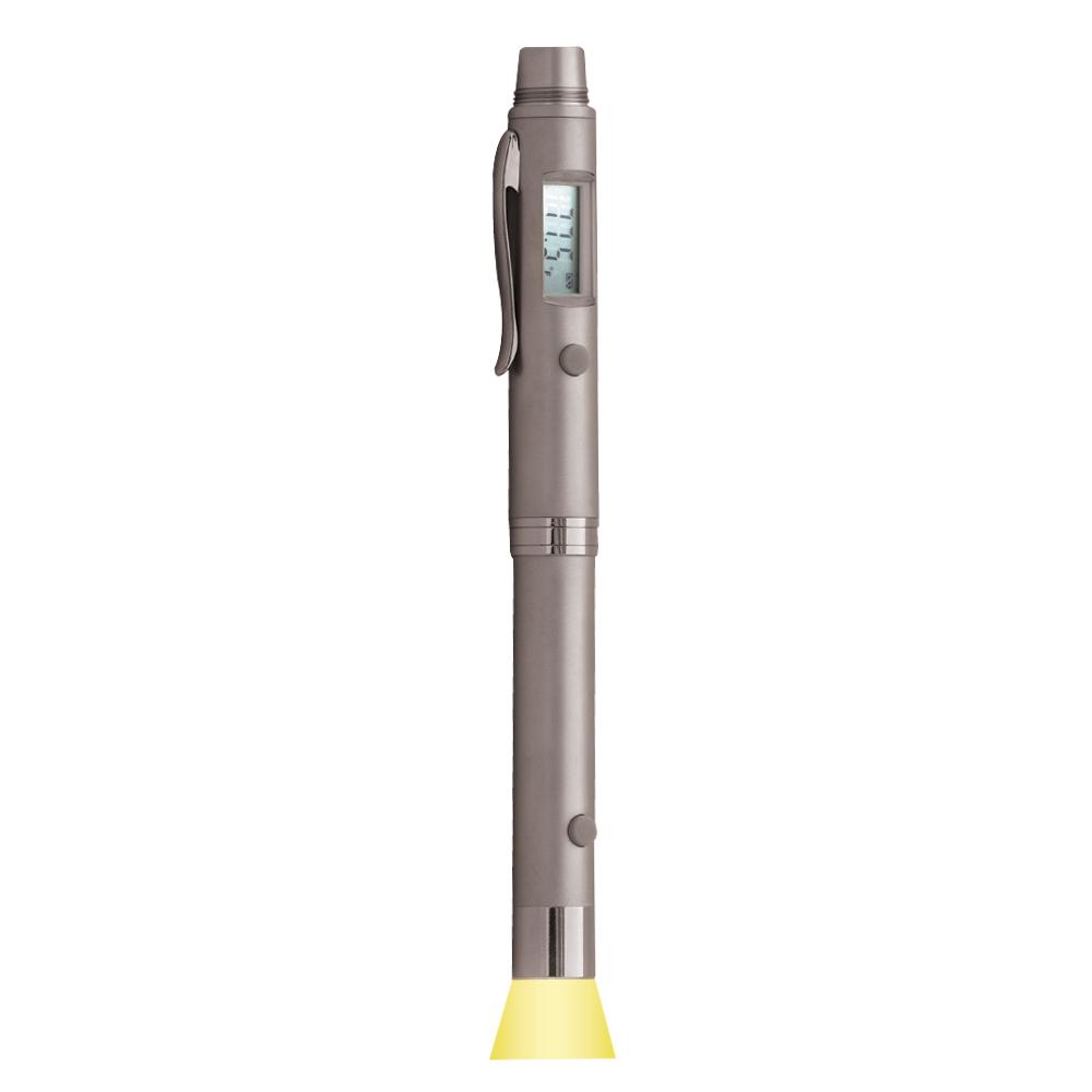 Non-Contact Infrared Thermometer with LED Light Pen - Digital Forehead & Ear Thermometer for Adults, Kids, Babies - Perfect for Home, Office, Medical Use & Travel