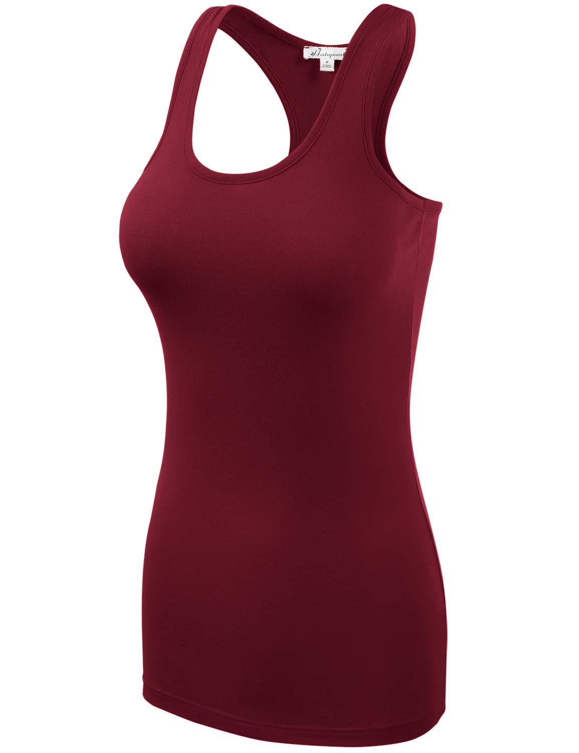 Women's Basic Racerback Scoop Neck Ribbed Tank Tops - Soft Stretchy Casual Summer Tops for Gym, Yoga, Beach & Everyday Wear