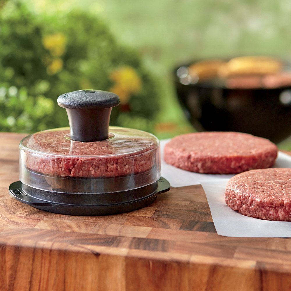 Weber Original Burger Press - Heavy Duty Stainless Steel Patty Maker for Perfect Homemade Burgers - Ideal for BBQ, Grilling, and Outdoor Cooking