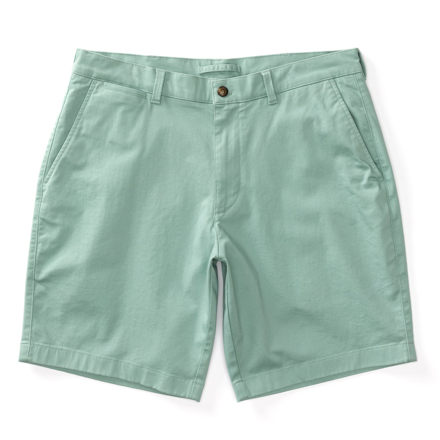 9 Gold School Chino Shorts for Boys - Seaboard Green Cotton Casual Shorts for School, Summer Outfits & Playtime