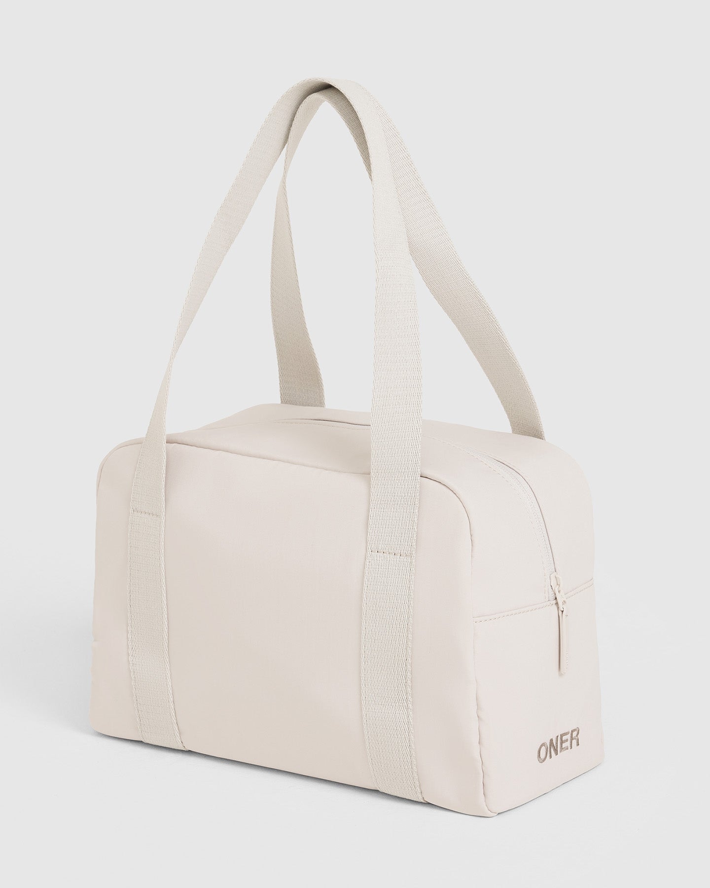 Mini Go To Gym Bag - Lightweight & Compact Sand Color Workout Tote for Women & Men - Perfect for Yoga, Fitness, Travel & Beach Essentials