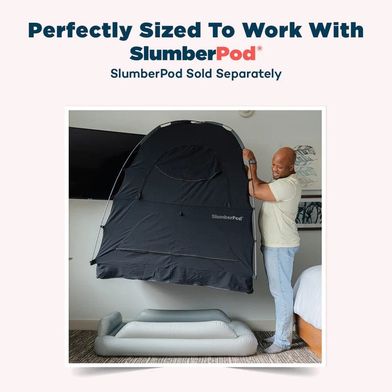 SlumberPod SlumberTot Inflatable Toddler Bed - Portable Travel Bed for Kids 2-5 Years - Perfect for Camping, Sleepovers & Indoor Play - Compact & Easy to Set Up