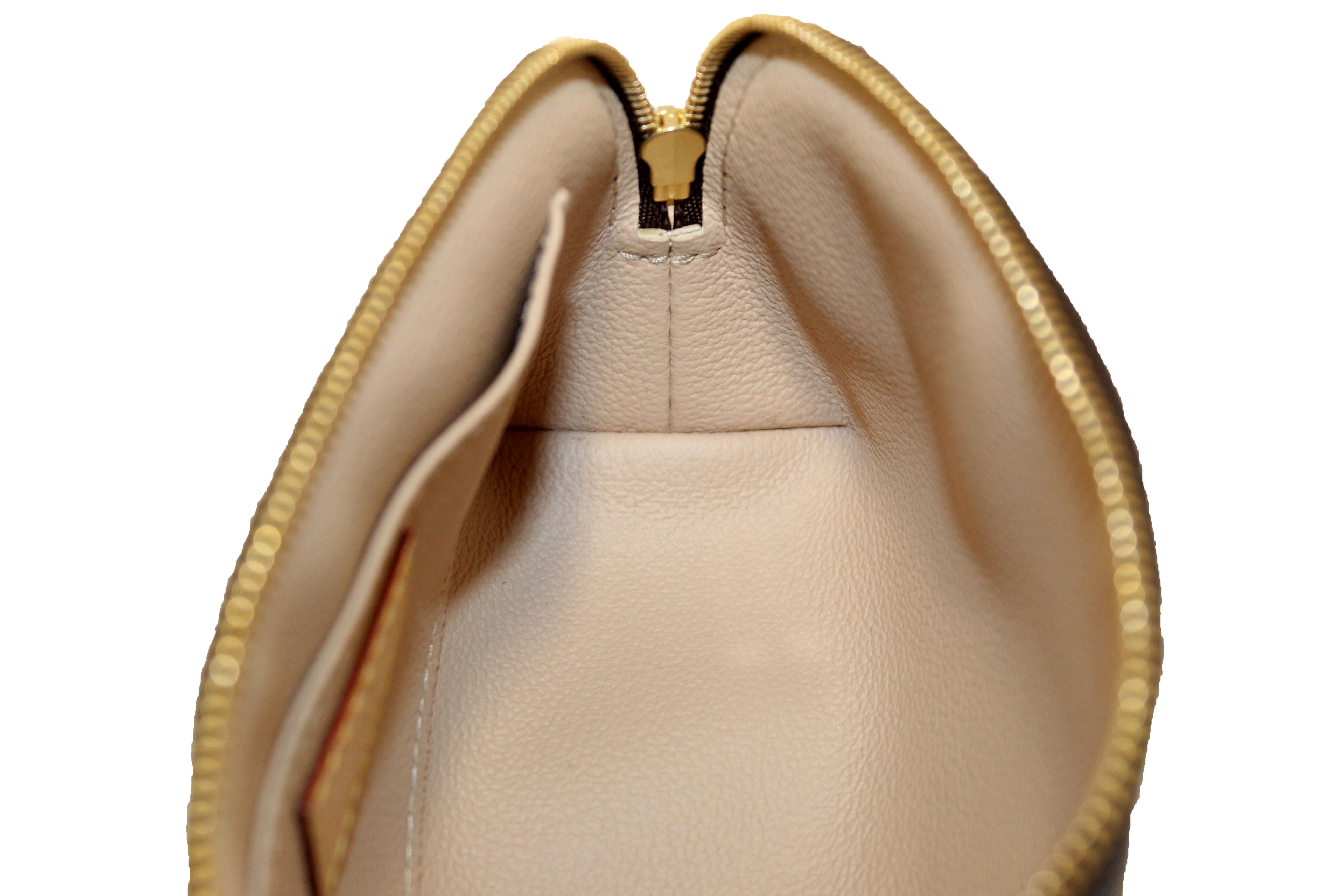 Authentic Louis Vuitton Monogram Canvas Cosmetic Pouch - Luxury Makeup Bag for Women, Travel Toiletry Organizer, Perfect for Everyday Use & Gift Giving