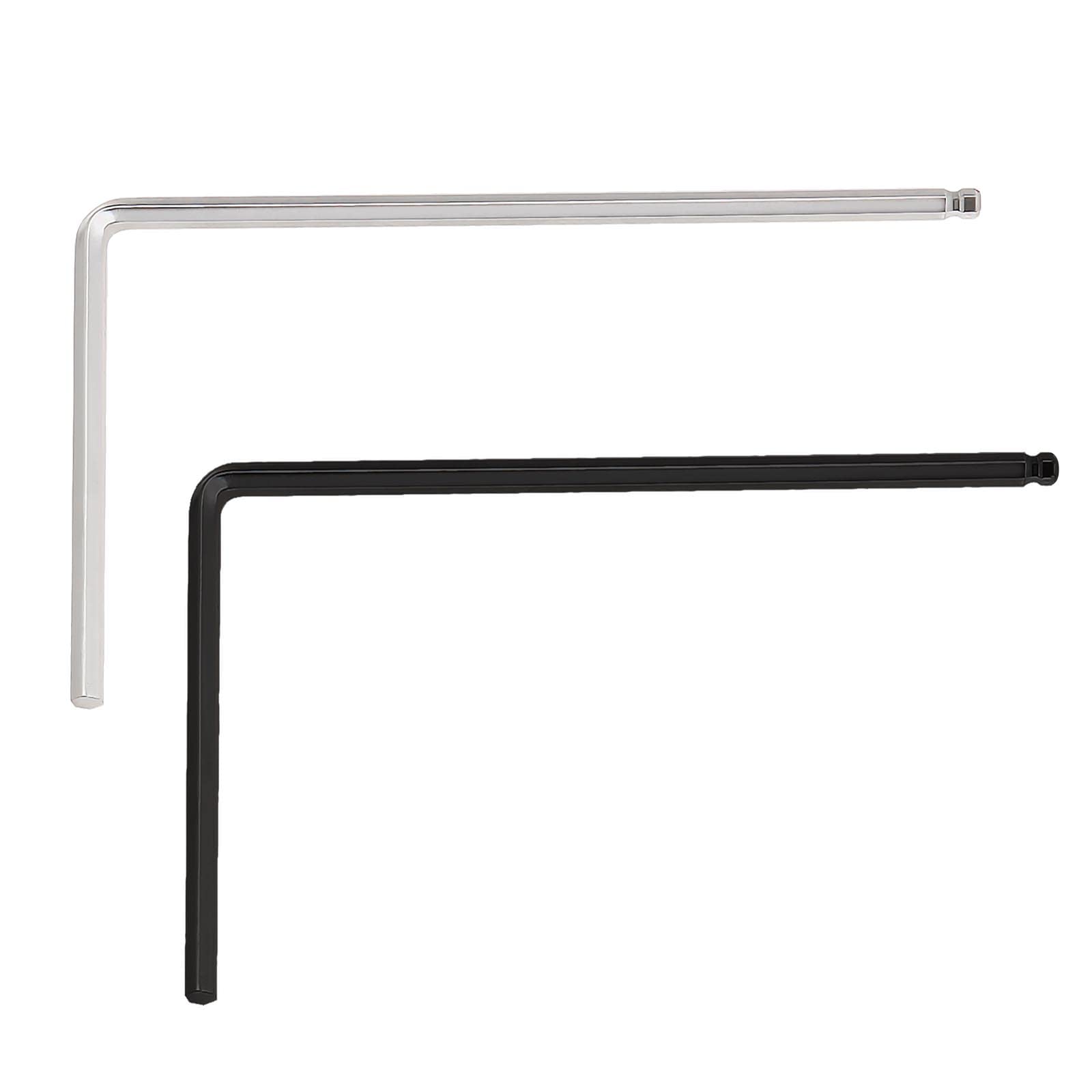2PCS Guitar Truss Rod Wrench Tool - 4mm Silver & 5mm Black Allen Keys for Martin Acoustic Guitars - Perfect for Guitar Setup, Maintenance & Adjustments at Home or Studio