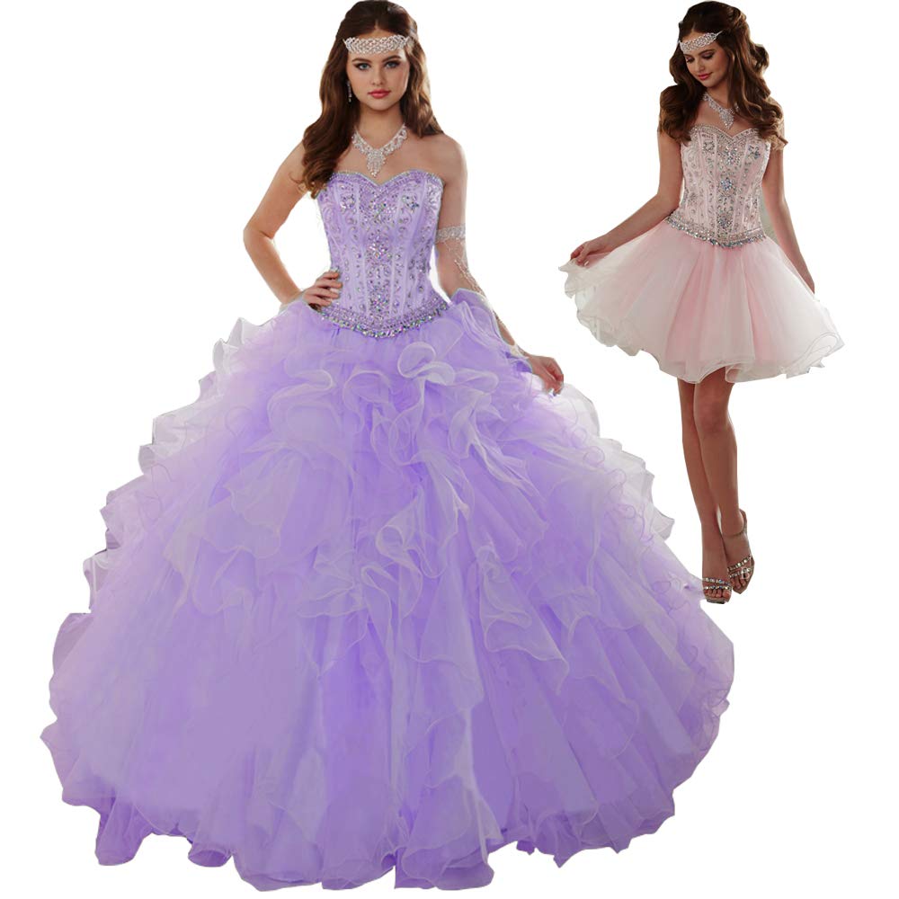 Elegant Plus Size Women's Ruffle Quinceanera Dresses - Organza Prom Ball Gowns for Weddings, Parties & Special Occasions
