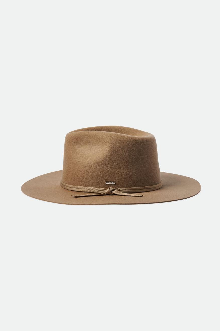 Cohen Cowboy Hat for Men & Women - Western Style Sand Color Felt Cowboy Hat - Perfect for Rodeo, Country Music Festivals & Outdoor Adventures