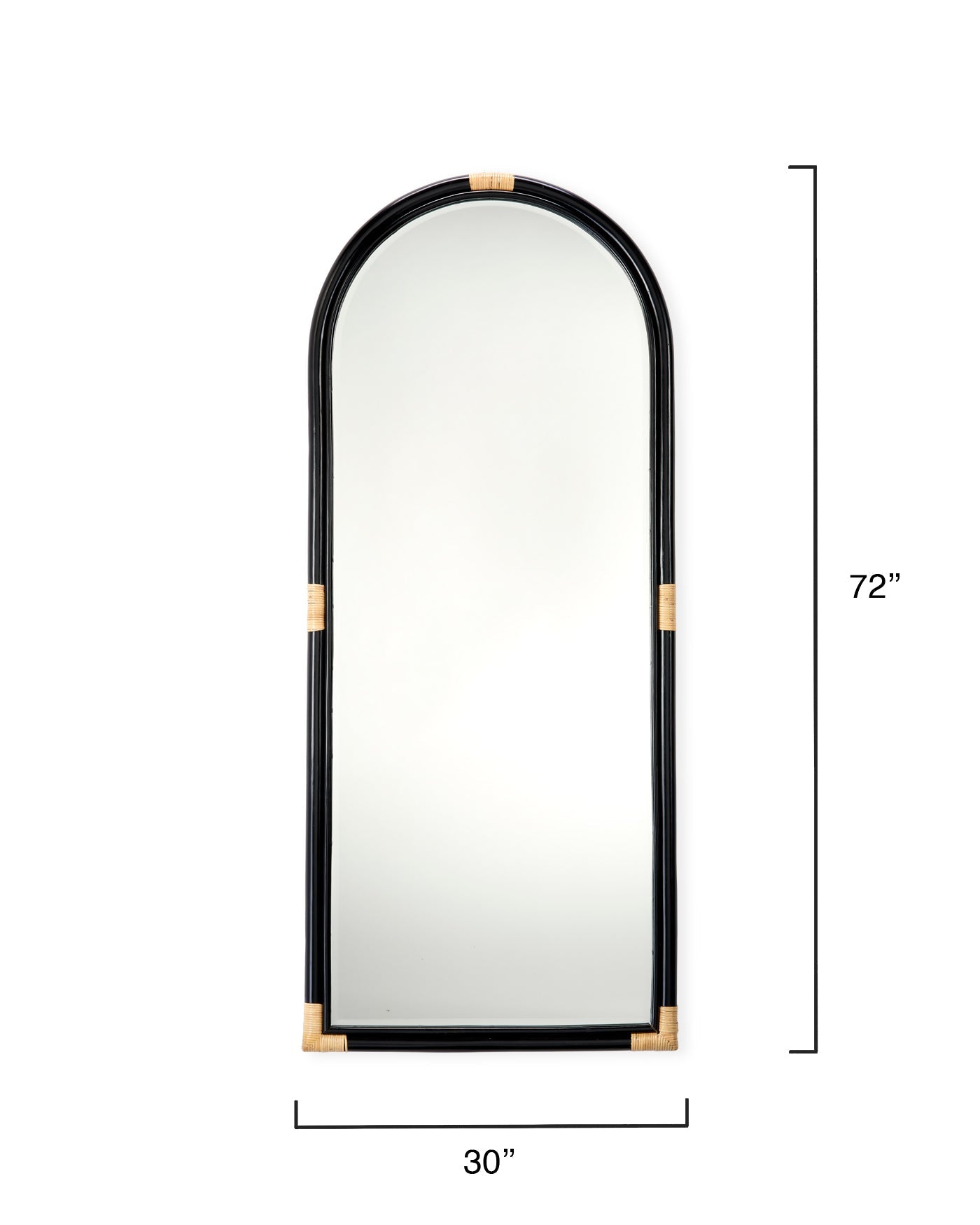 Full-Length Saltwater Floor Mirror - Modern Freestanding Standing Mirror for Bedroom, Living Room & Entryway - Perfect for Home Decor & Outfit Checks