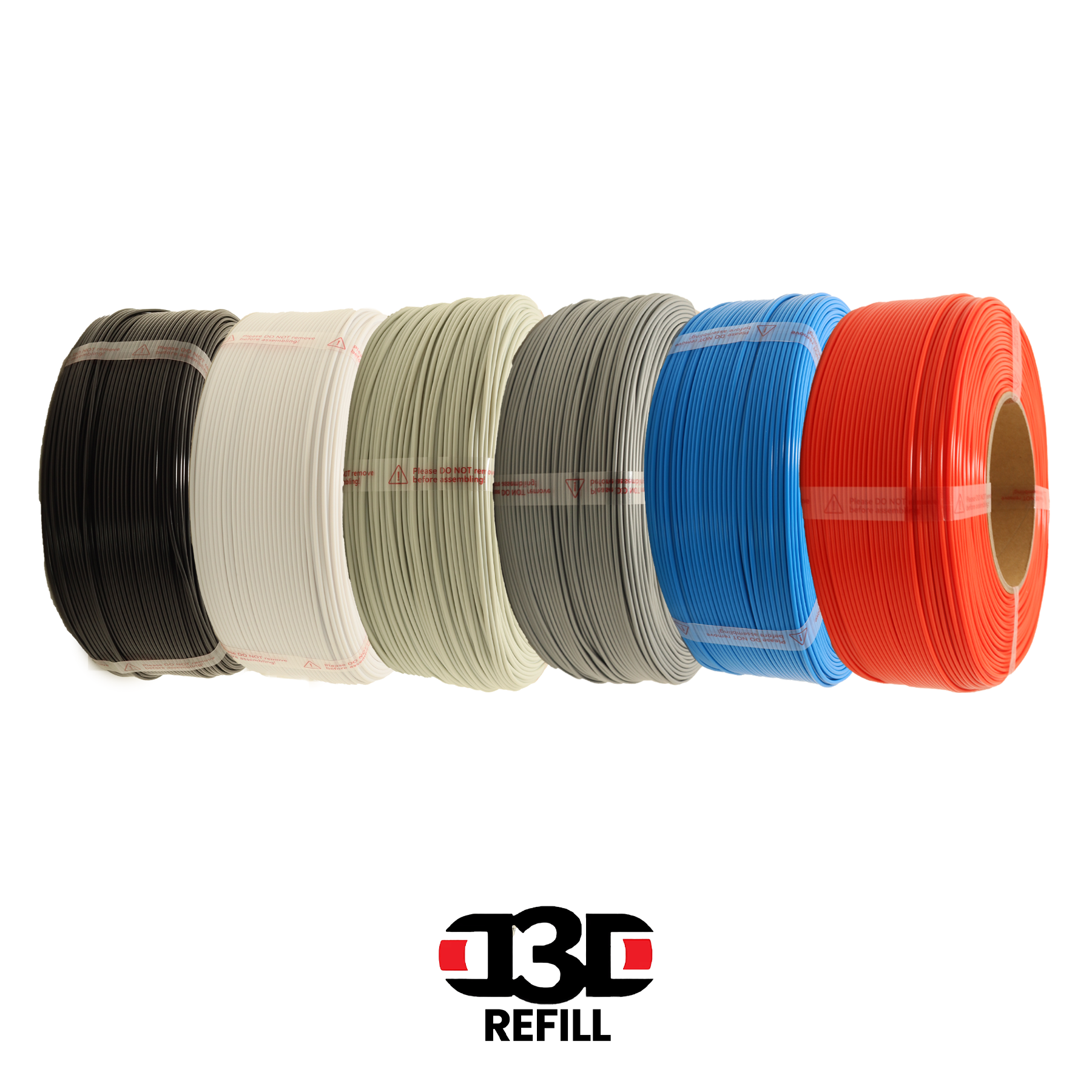 High-Quality D3D PLA Tough Refill Filament - 1.75mm 1kg Spool, Bambu Lab Compatible, Multiple Vibrant Colors - Perfect for 3D Printing, DIY Projects & Prototyping