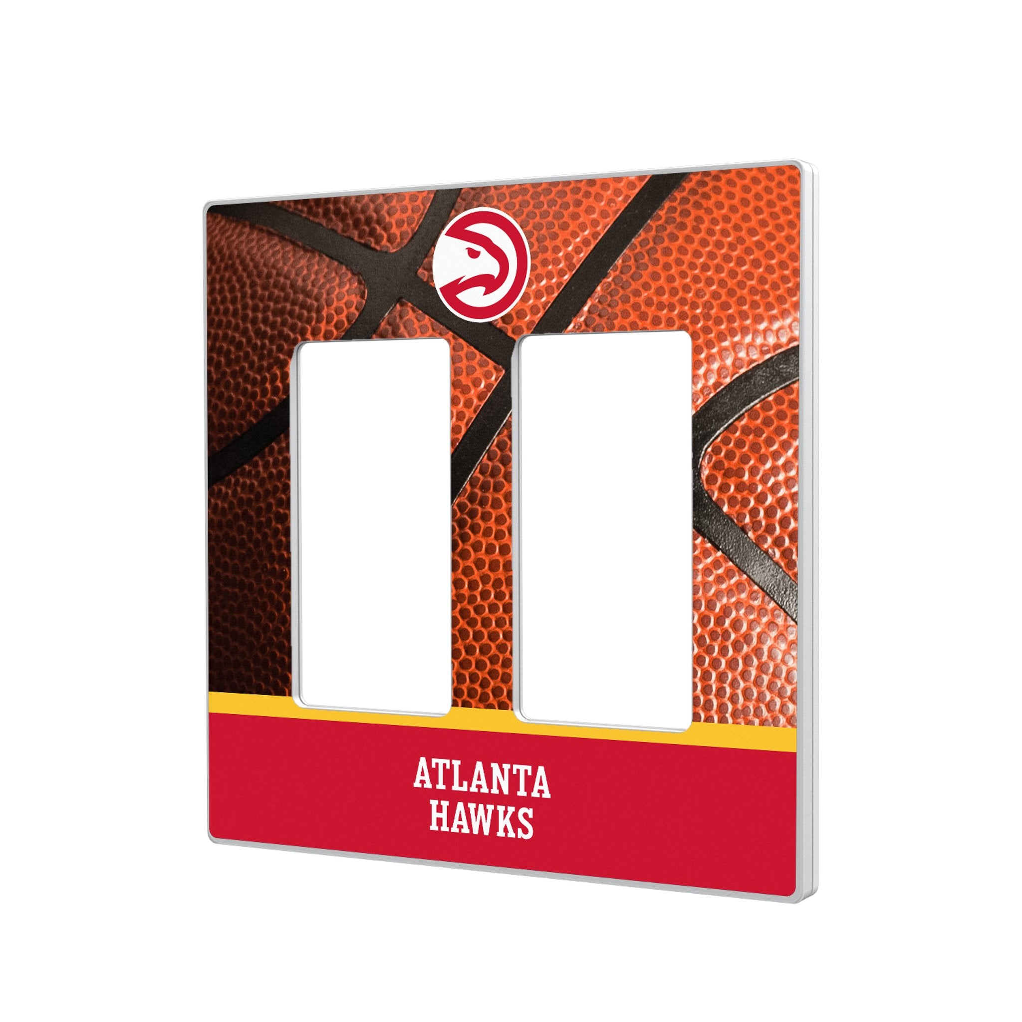 Atlanta Hawks NBA Basketball Team Themed Hidden Screw Light Switch Cover - Perfect for Home, Office, and Game Room Decor