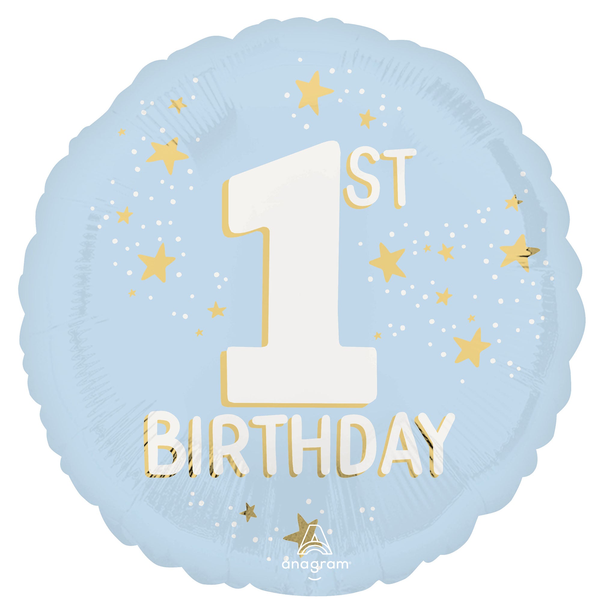 45cm Standard HX Little Mister One derful Foil Balloon - Perfect for Birthday Parties, Baby Showers & Celebrations