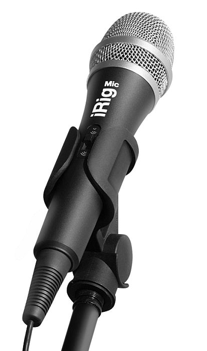 IK Multimedia iRig Mic Handheld Condenser Microphone for iPad iPhone Android - Professional Recording for Singing, Podcasting & Live Streaming (Includes Free Apps) - Perfect for Home Studio, Content Creation & Mobile Performances