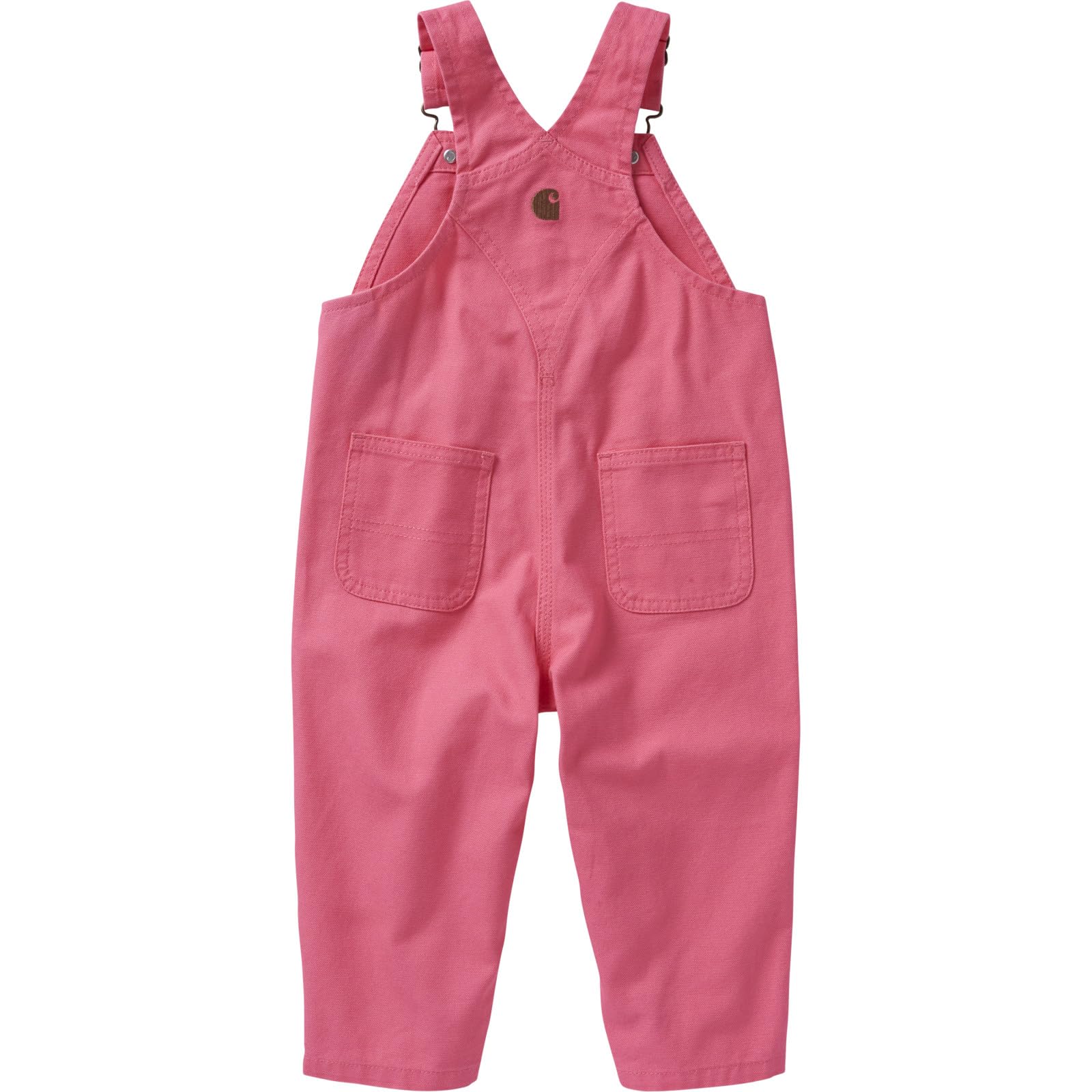 Carhartt Baby Girls' Bib Overalls - Lined & Unlined Denim Overalls for Toddlers | Warm Winter & Cool Summer Outfits for Playtime & Outdoor Adventures