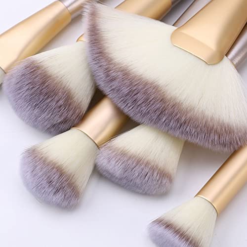 24-Piece Professional Makeup Brush Set - Soft Foundation, Powder, Blush & Eyeliner Brushes with Travel Pouch | Perfect for Everyday Makeup, Contouring & On-the-Go Beauty