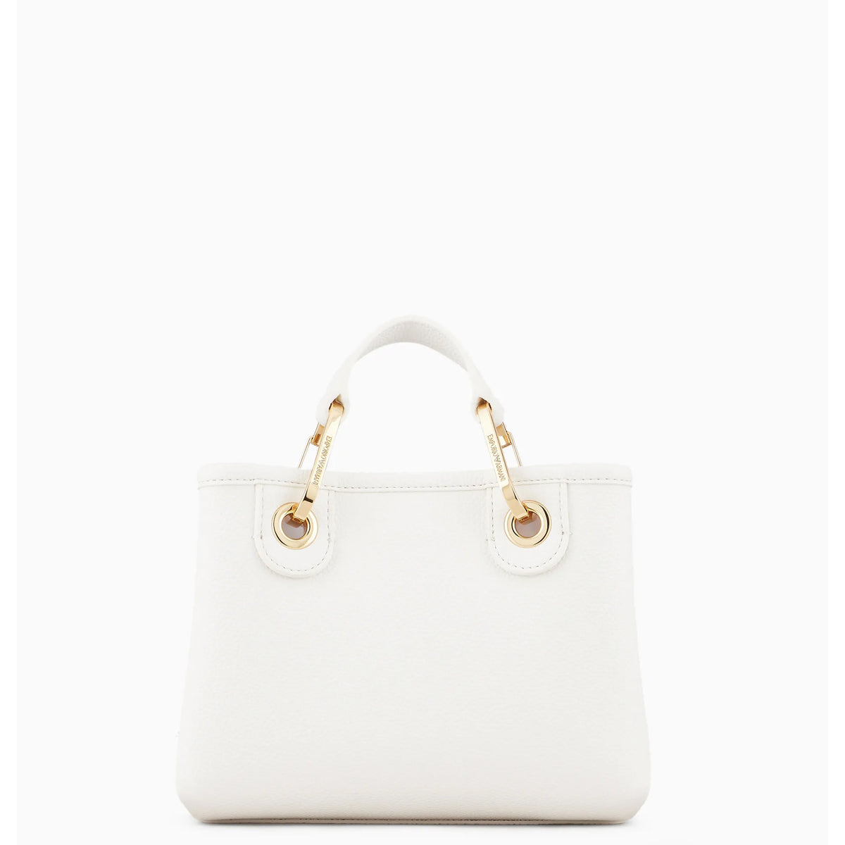 Emporio Armani Mini Leather Handbag MyEA White - Y3D176YFO5B - Perfect for Everyday Use & Special Occasions
