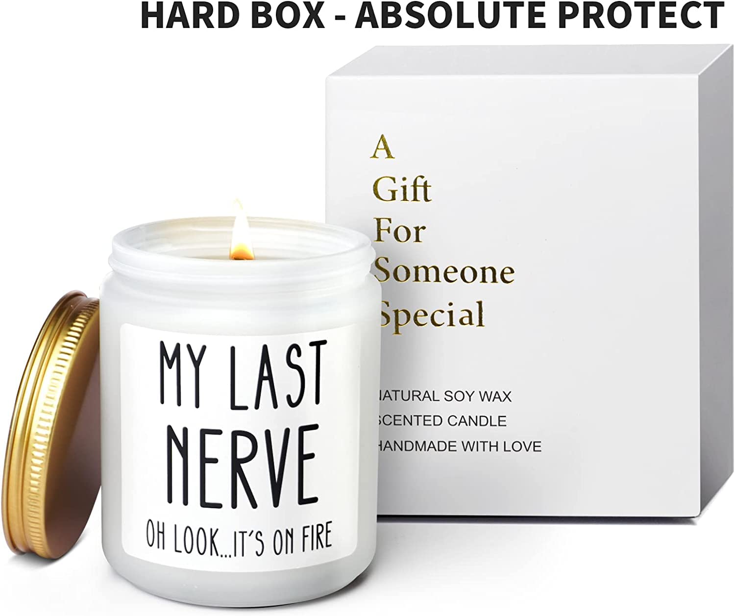 Lavender Scented Candles - Perfect Gifts for Women, Mom, BFF, Girlfriend & Sister | Birthday, Christmas & Valentine's Day Presents | Relaxing Aromatherapy for Home, Spa & Meditation