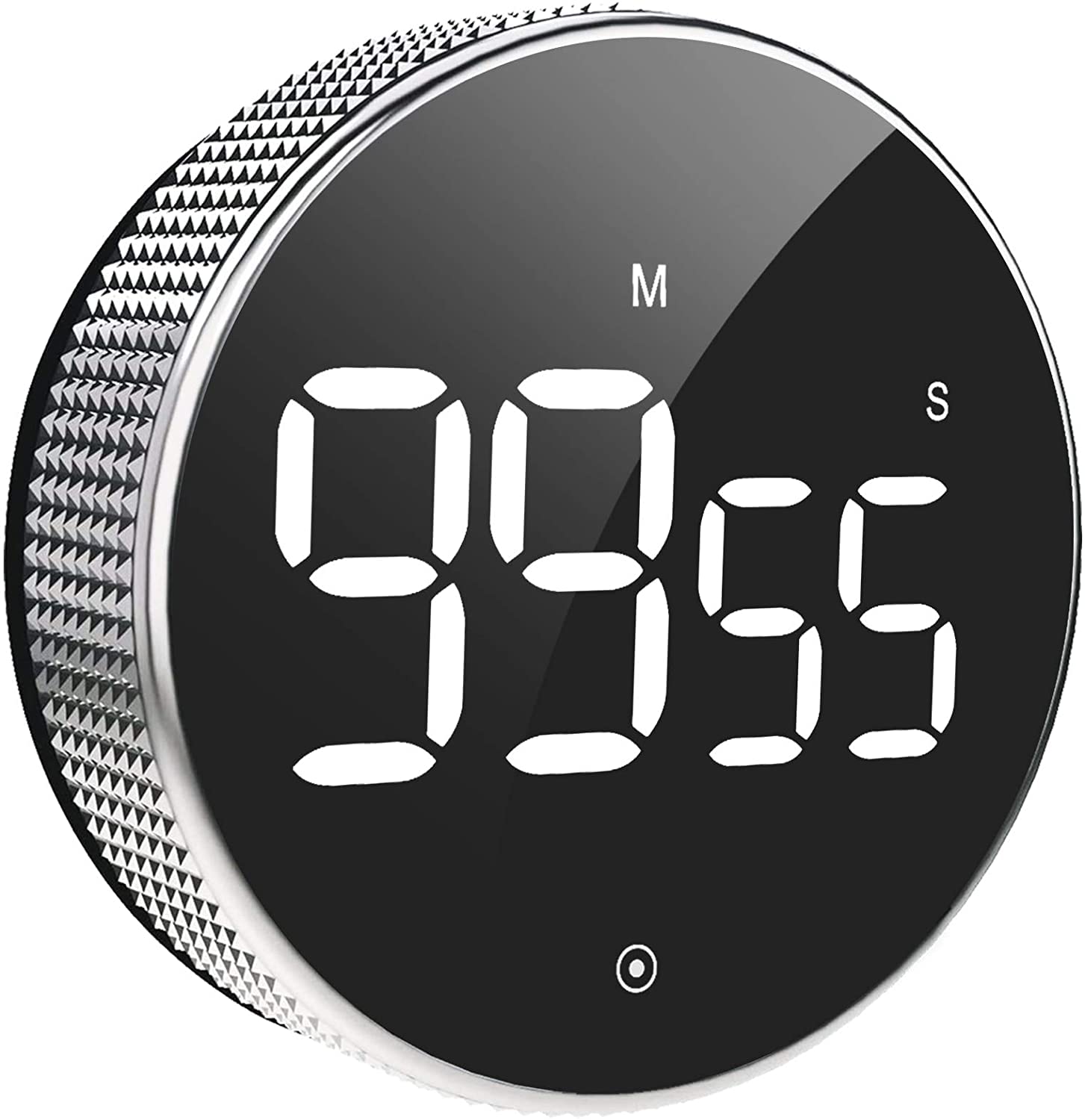 Yagviz Digital Kitchen Timer with Countdown & CountUp - Magnetic, 3-Level Alarm, Large LED Screen, Rechargeable | Perfect for Cooking, Baking, Classroom, Kids & Office Use