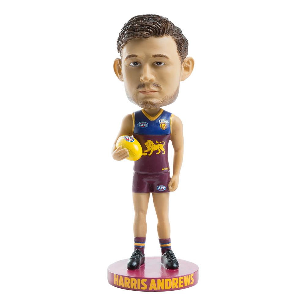 AFL Brisbane Lions Harris Andrews Bobblehead - Collectible Figurine for AFL Fans & Brisbane Lions Supporters - Perfect for Home Decor, Sports Memorabilia Collection, and Gifts for AFL Enthusiasts