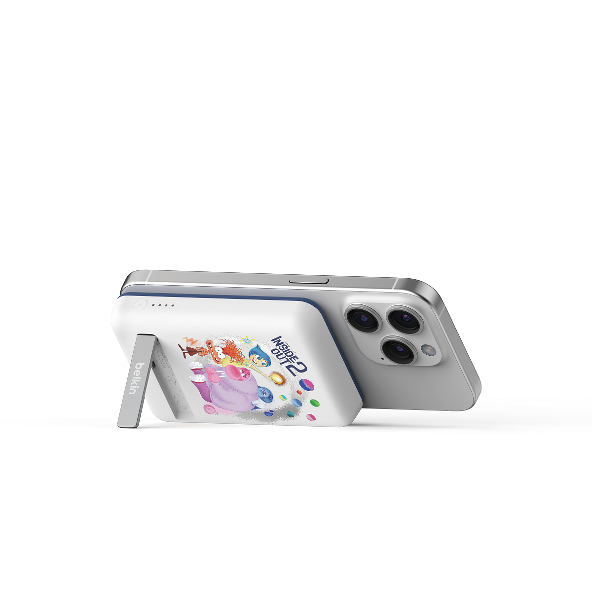 Belkin Magnetic Wireless Power Bank 5K with Stand - Portable Charger for iPhone, Samsung & AirPods | Perfect for Travel, Office & On-the-Go Charging