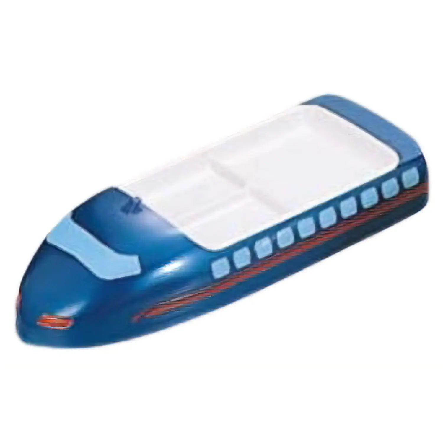 High-Quality EBM ABS Resin Kids Plate - New Shinkansen Design - Durable & Safe for Children's Meals - Perfect for Home, School, and Travel Use