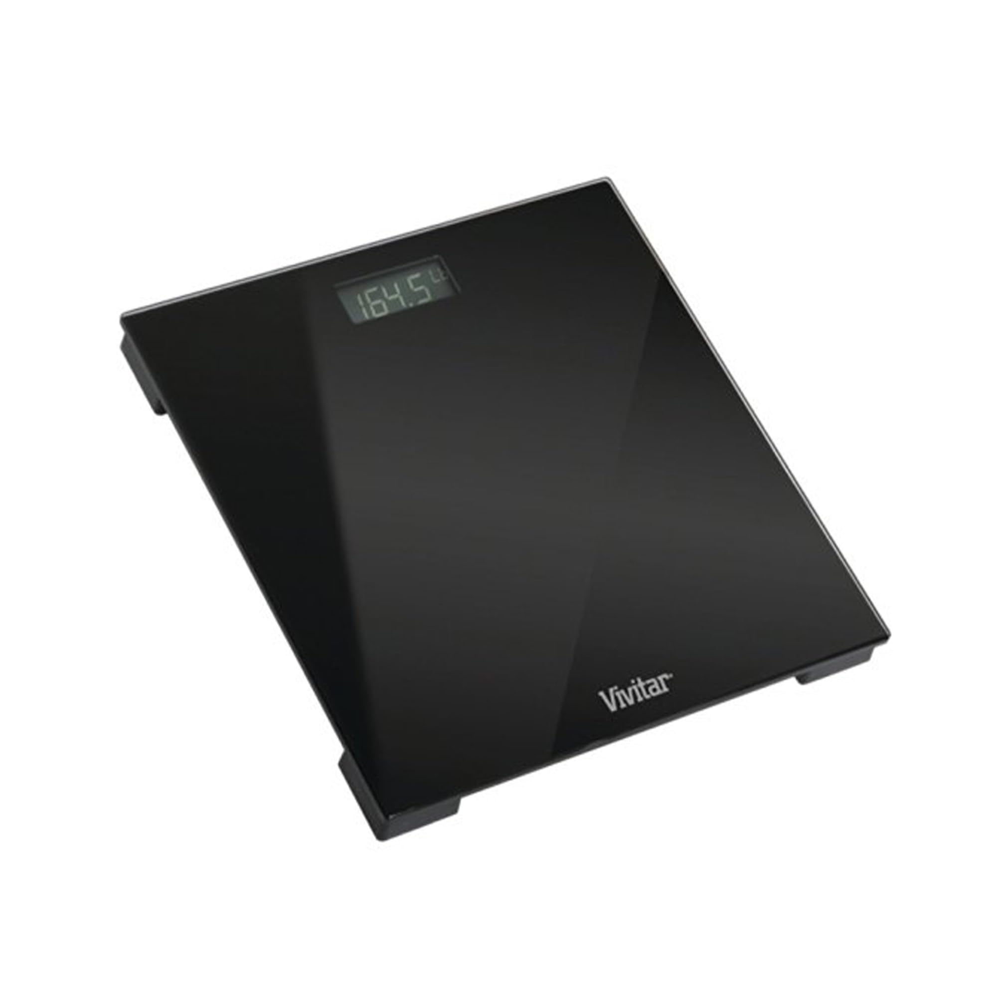 Vivitar Digital Bathroom Scale - Accurate Body Weight Scale with LCD Display, 400 lb Capacity, Step-On Technology, Black (PS-V134-B) - Perfect for Home, Gym & Health Tracking