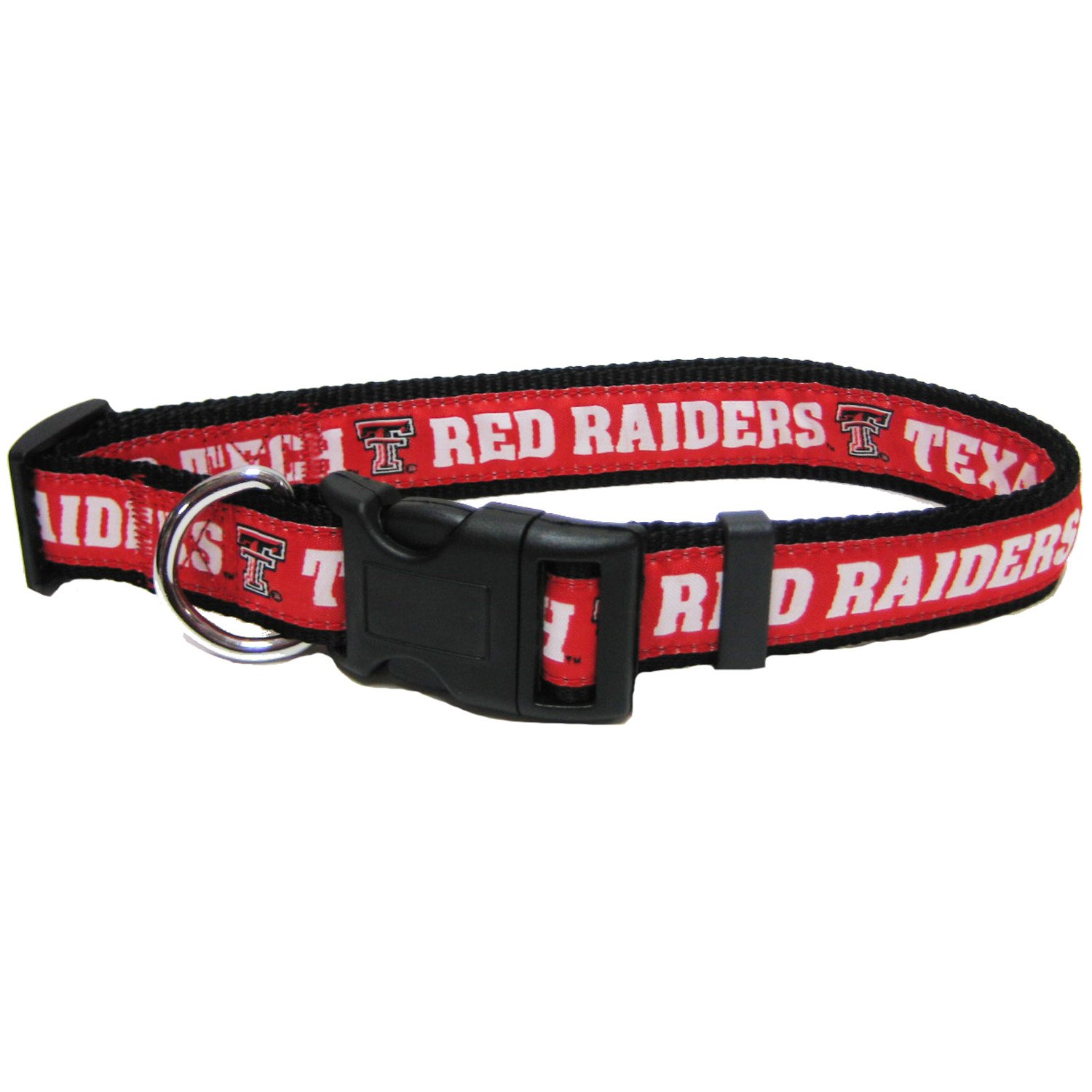 Texas Tech Red Raiders NCAA Licensed Pet Collar - Medium Size, Shiny & Colorful Dog & Cat Collar for Sports Fans | Perfect for Game Day, Campus Walks & Team Spirit Outfits