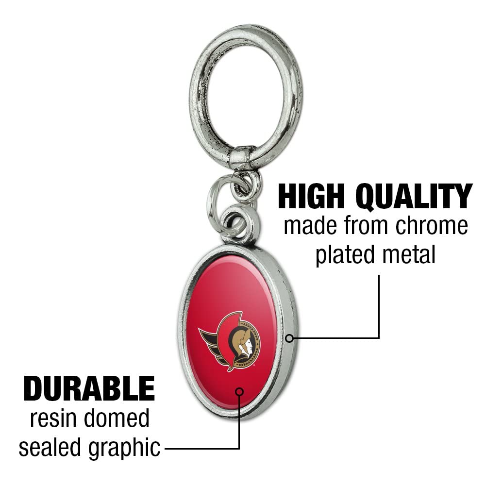 Ottawa Senators Logo Sneaker Shoe Lace Charms - Stylish Sports Jewelry for Sneakerheads & NHL Fans - Perfect for Game Day & Sneaker Customization