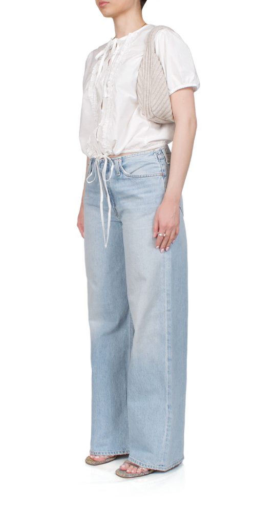Elegant White Double Frill Top for Women - Perfect for Casual Outings, Parties & Summer Fashion