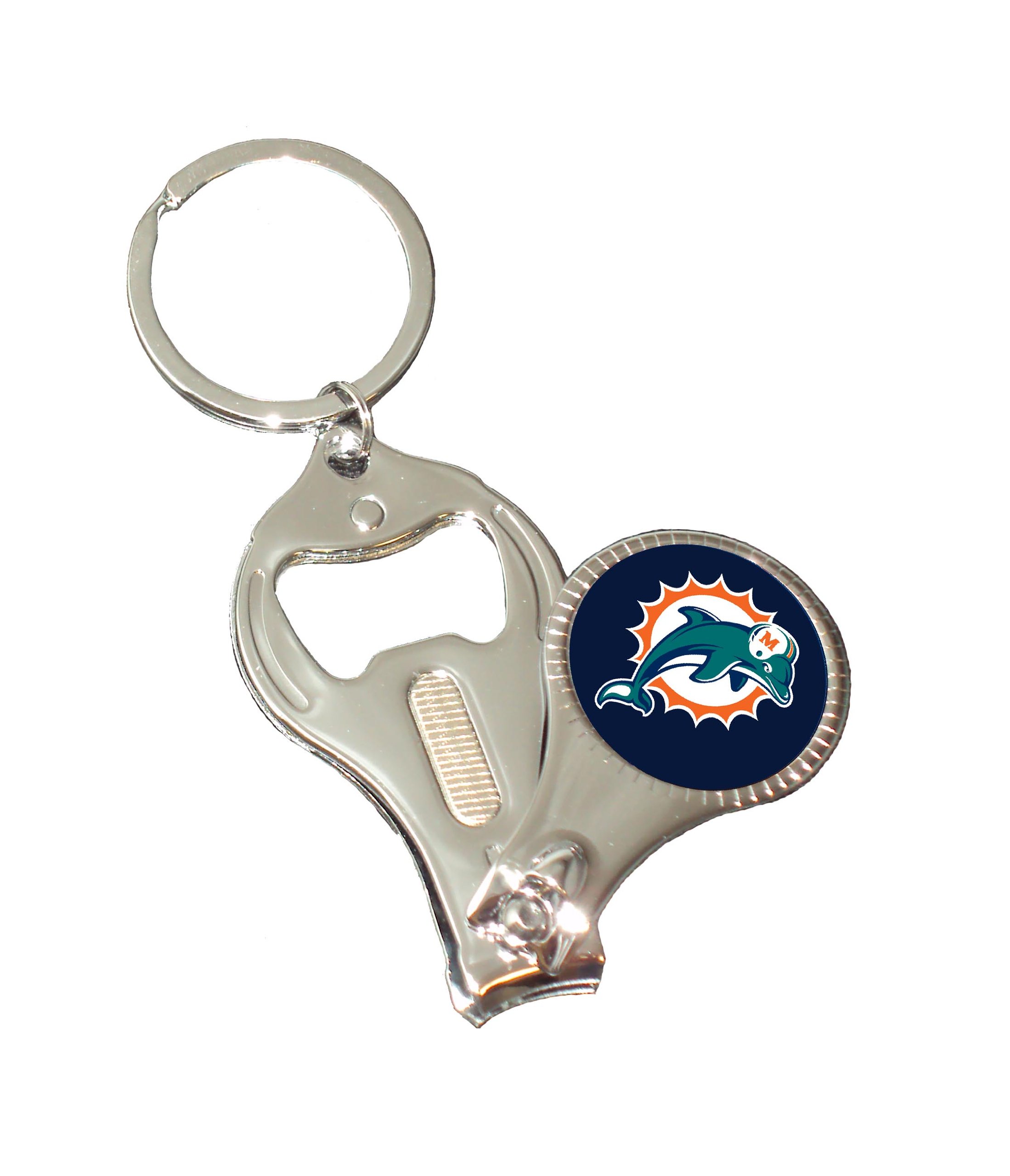 NFL 3-in-1 Nail Clipper Keychain with LED Light - Portable Multi-Tool for Manicure, Travel & Everyday Carry - Perfect Gift for Football Fans & Outdoor Enthusiasts