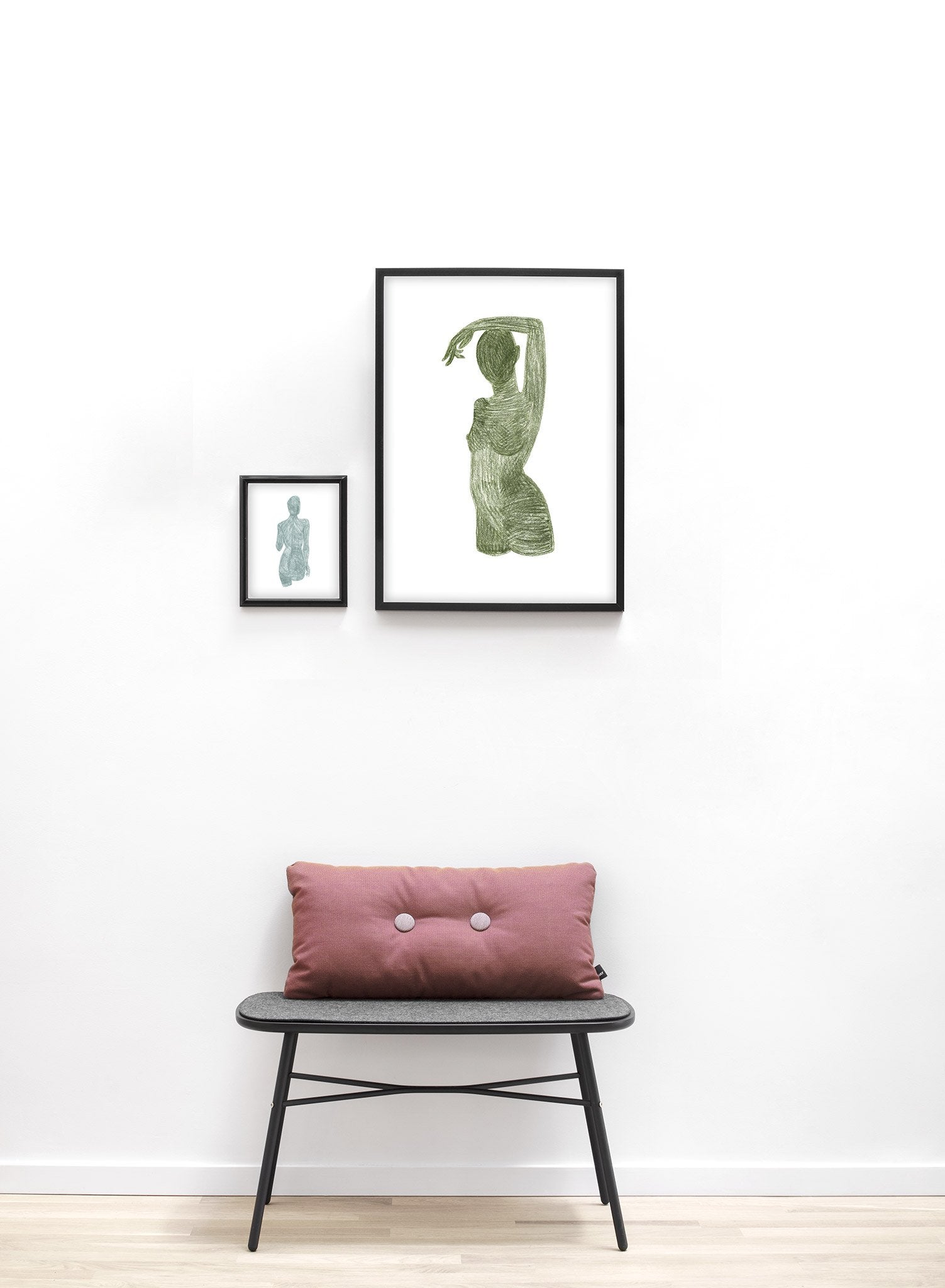 Green with Envy Motivational Wall Art Poster - Inspirational Home & Office Decor for Living Room, Bedroom or Workspace