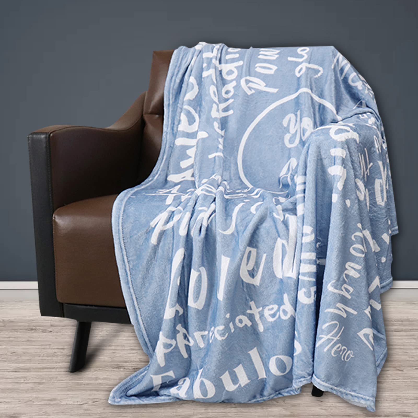 You Are Awesome Inspirational Blanket - 50x60 Inch Soft Fleece Throw for Women & Men - Perfect Gift for Mother's Day, Birthday, Get Well After Surgery - Cozy Comfort for Home, Office, or Hospital Use