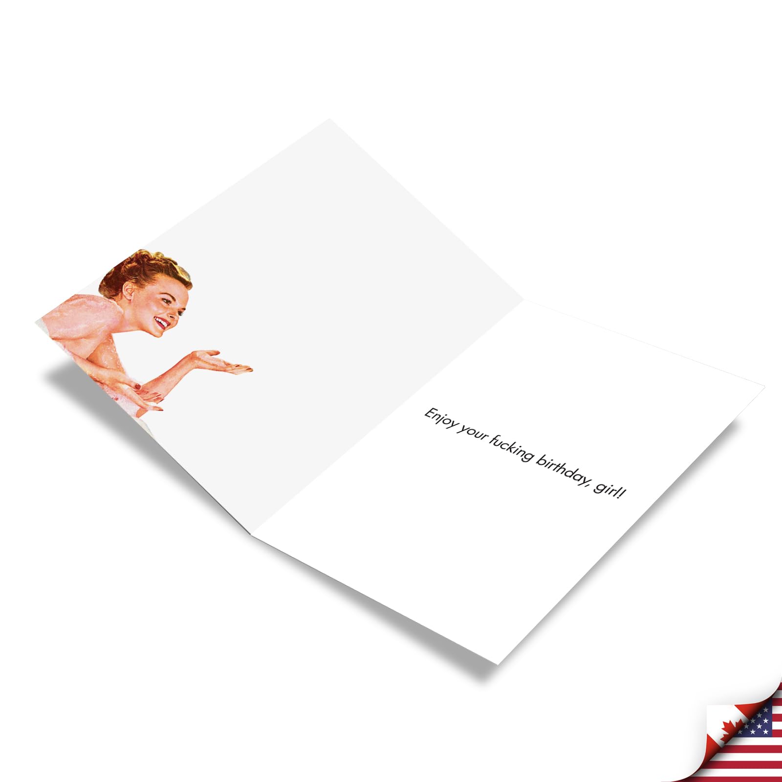 Funny Women's Birthday Card - Hilarious Bday Greeting Card with Envelope - Sassy Celebration for Her - C7018BDG - Perfect for Friends, Sisters & Coworkers Birthday Gifts